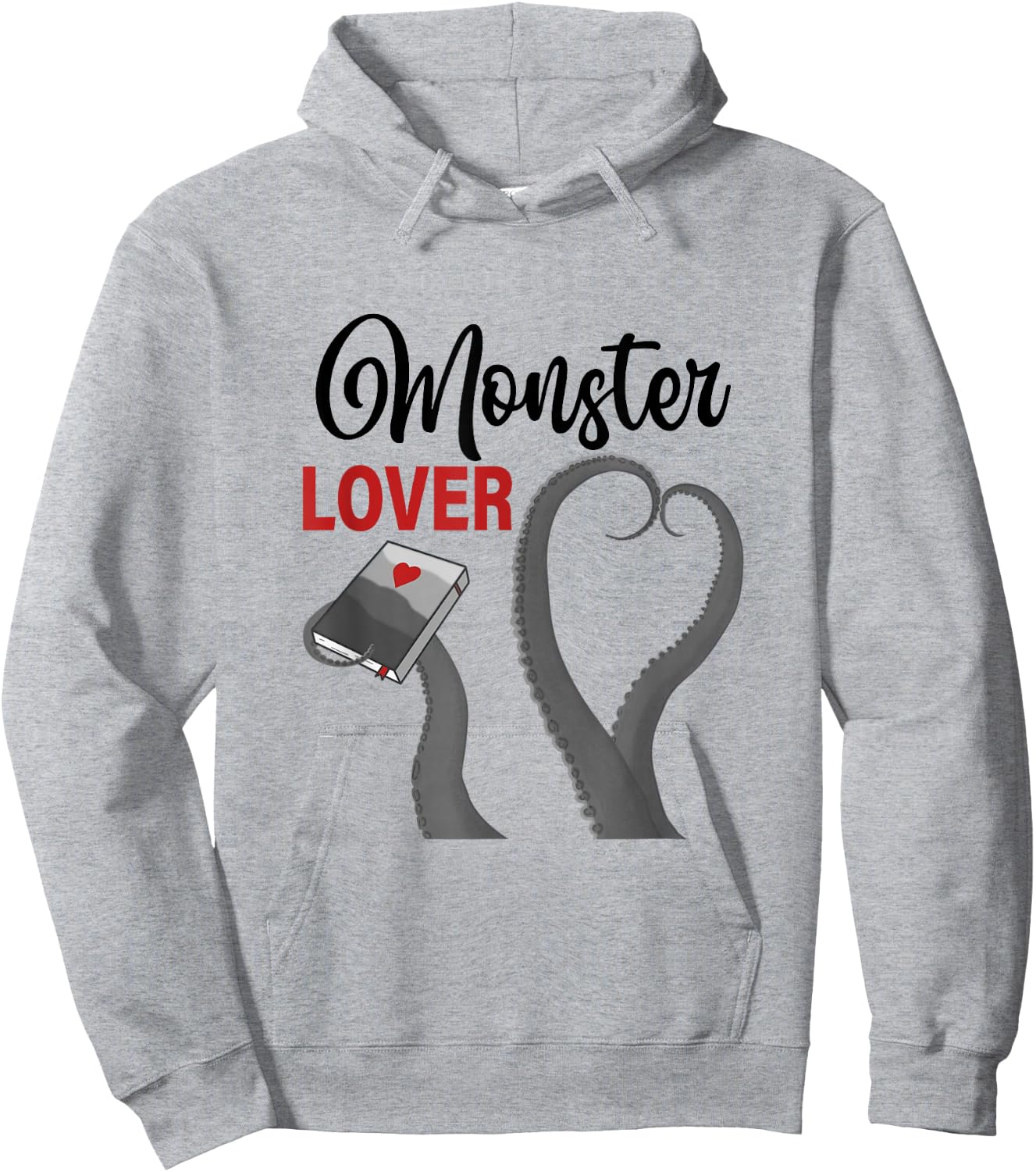 Monster Lover Tentacle Romance Reader Reading Bookish Hoodie - Hoodie | Ash