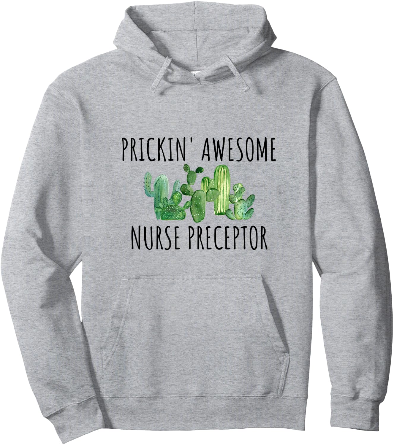 Funny Nurse Preceptor Pun Gift Hoodie - Hoodie | Ash