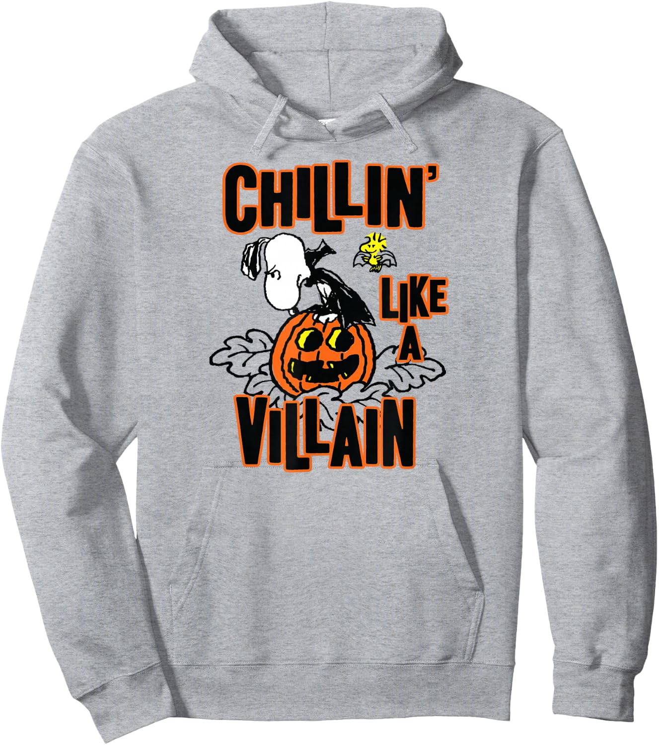 Peanuts Snoopy Chillin' Like A Villain Hoodie - Hoodie | Ash