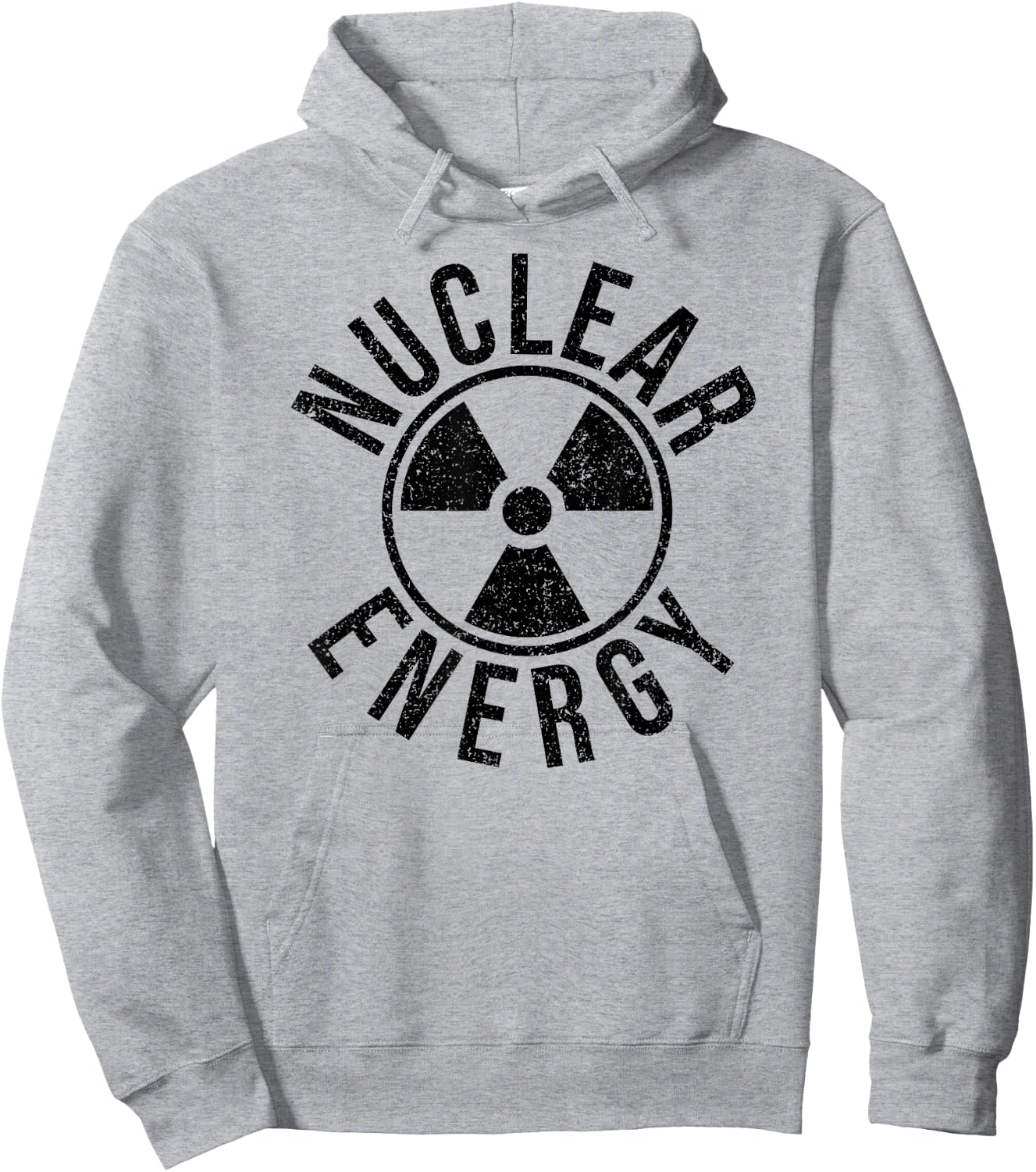 Nuclear Energy Warning Symbol Radiation Sign Radioactive Hoodie - Hoodie | Ash