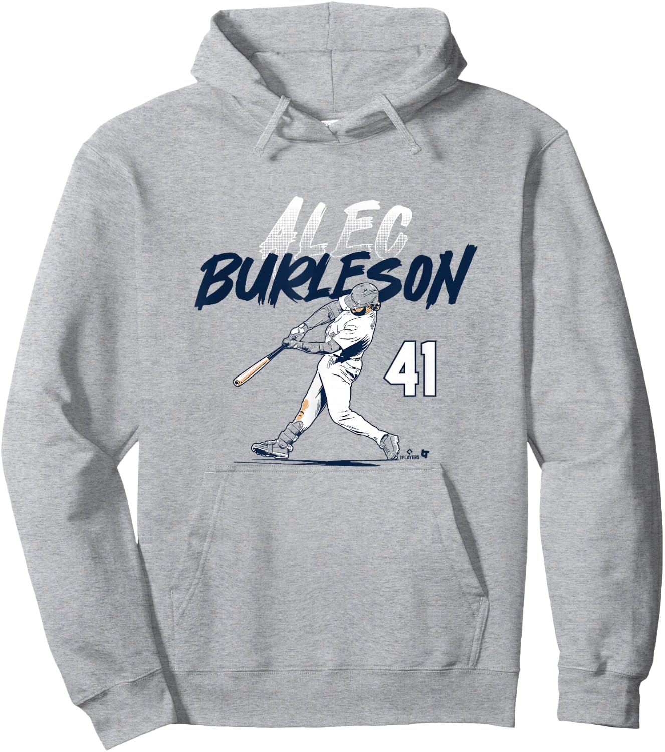 ALEC Burleson - Slugger Swing Number - St. Louis Baseball Hoodie - Hoodie | Ash