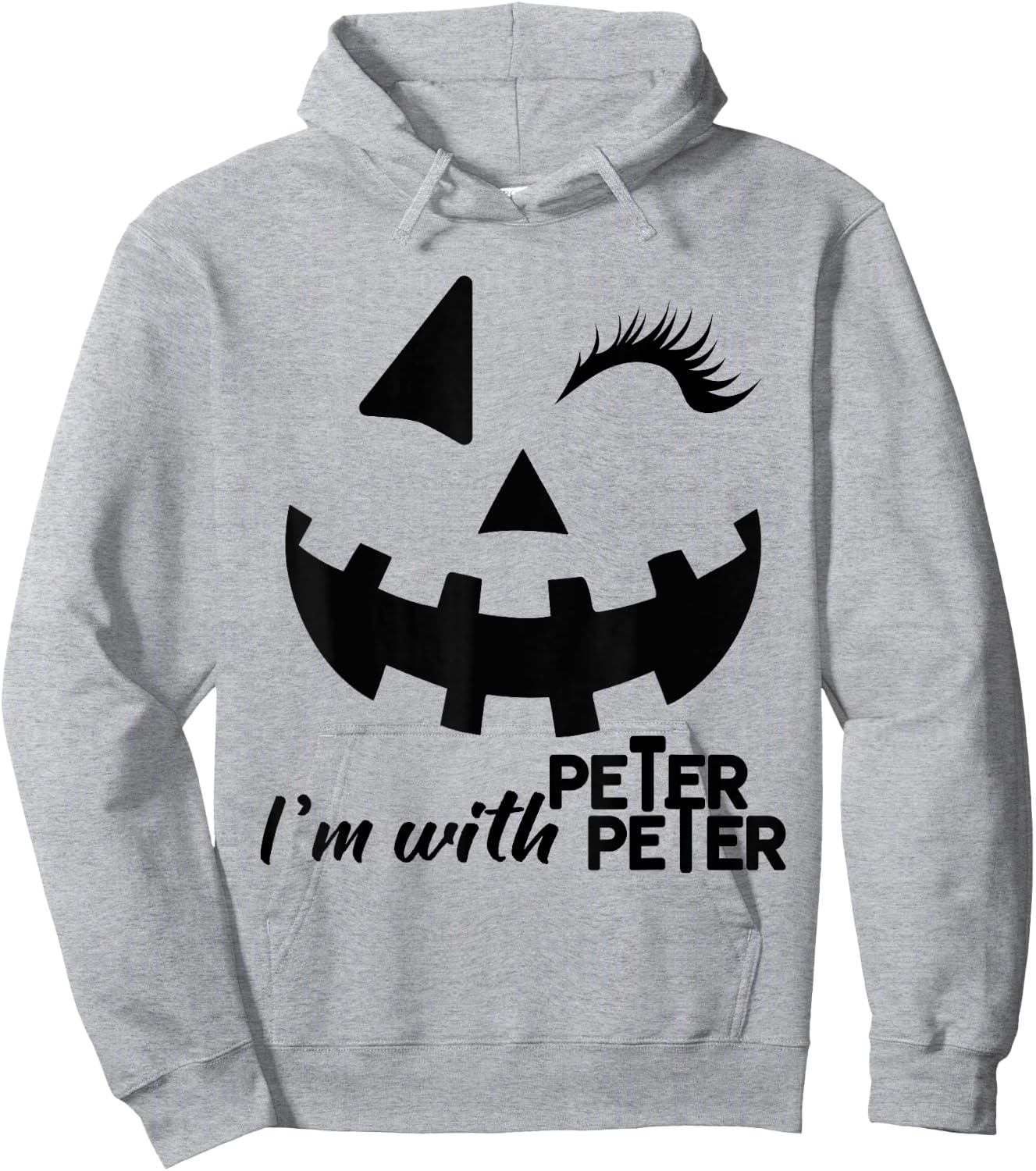Peter Pumpkin Eater Wife Couples Costume Couple Hoodie - Hoodie | Ash