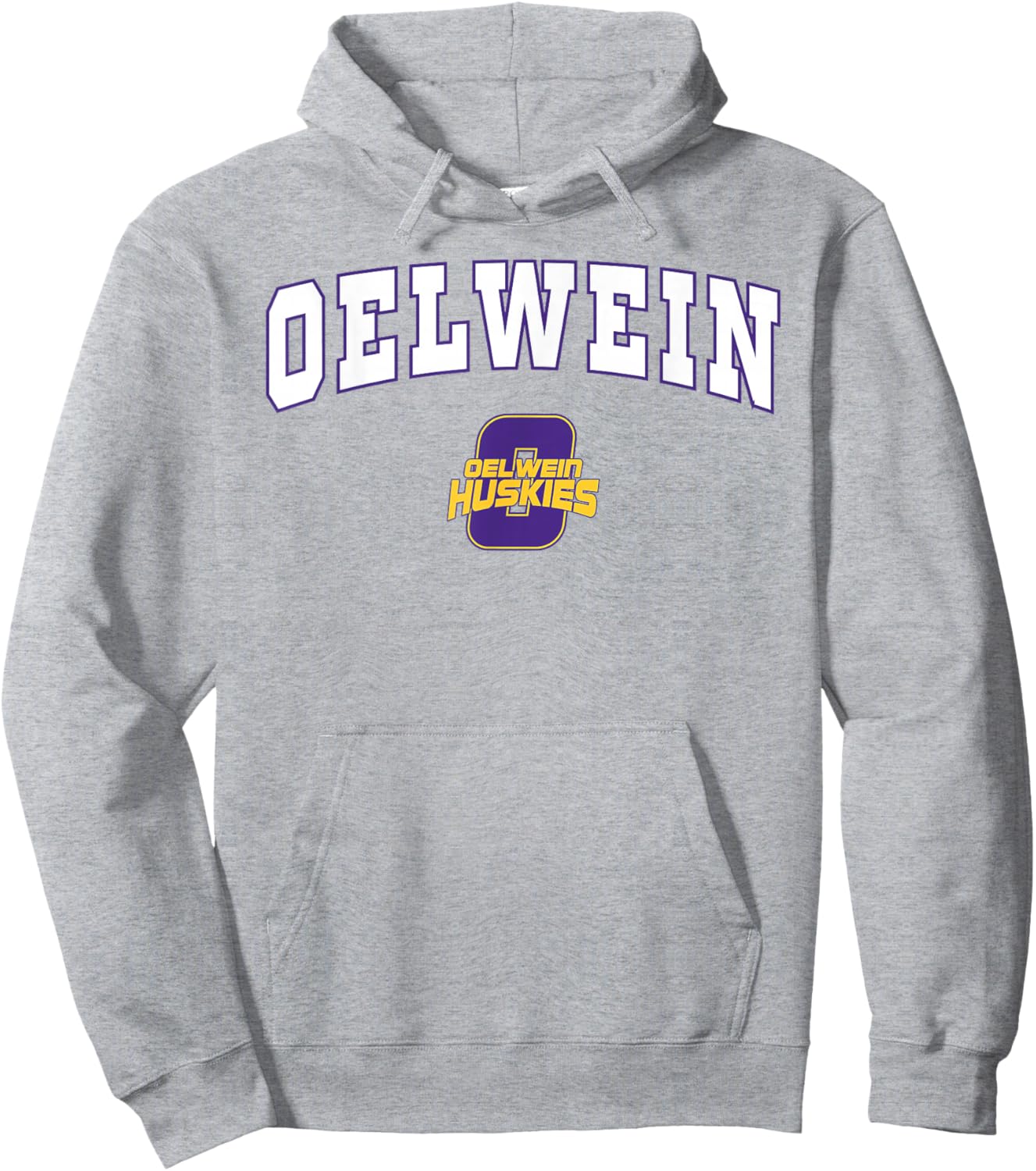 Oelwein High School Huskies Hoodie - Hoodie | Ash