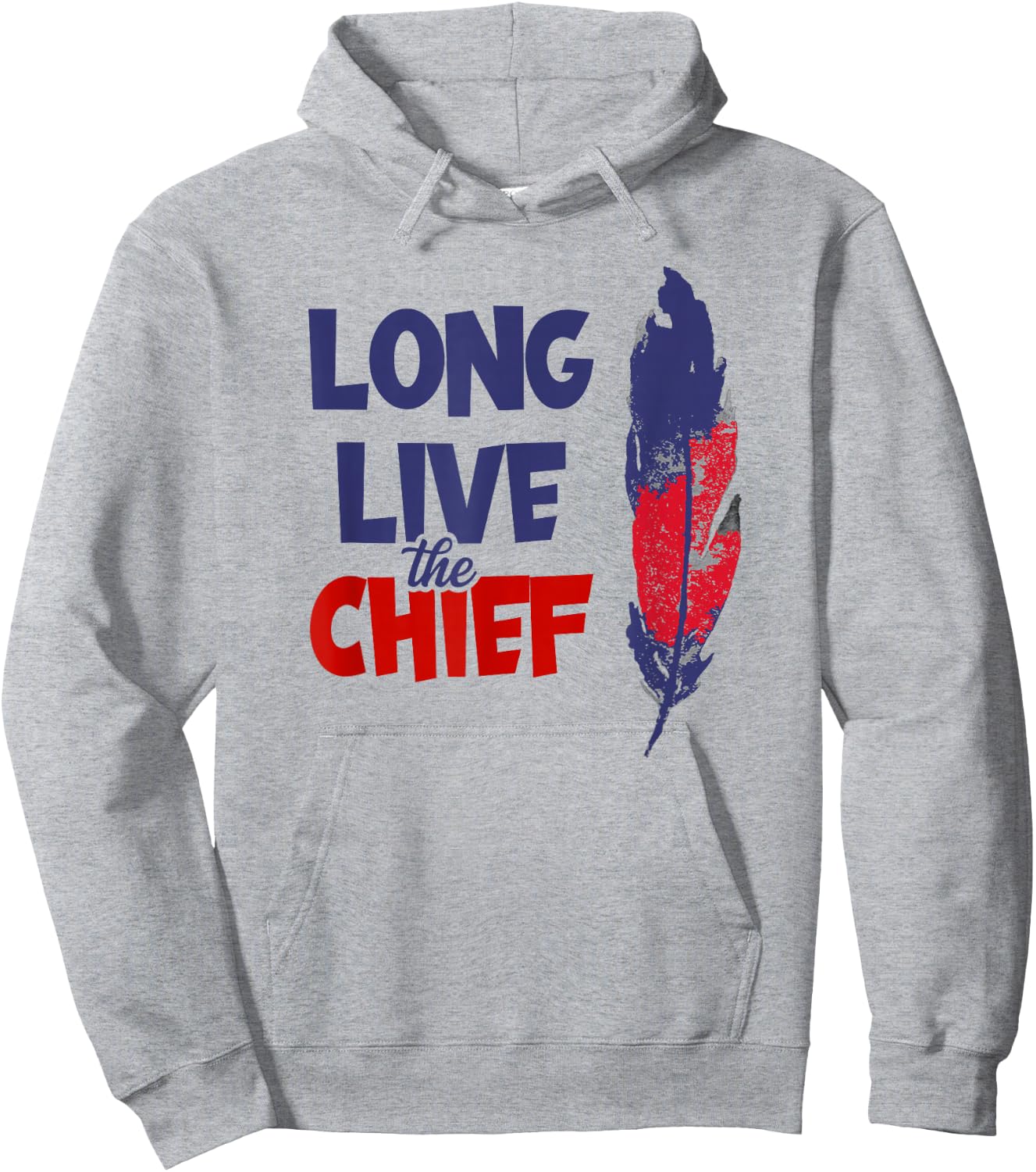 Long Live The Chief Wahoo Cleveland Baseball Hoodie - Hoodie | Ash