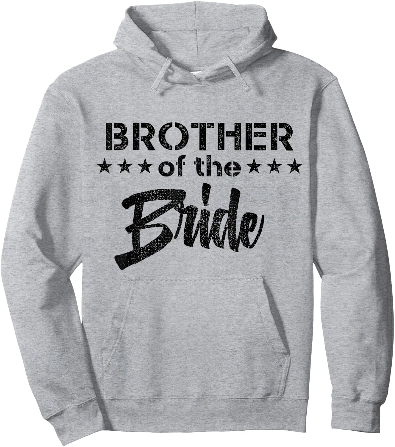 Brides Brother - Funny Wedding Gifts for Brother Bridal Bro Hoodie - Hoodie | Ash