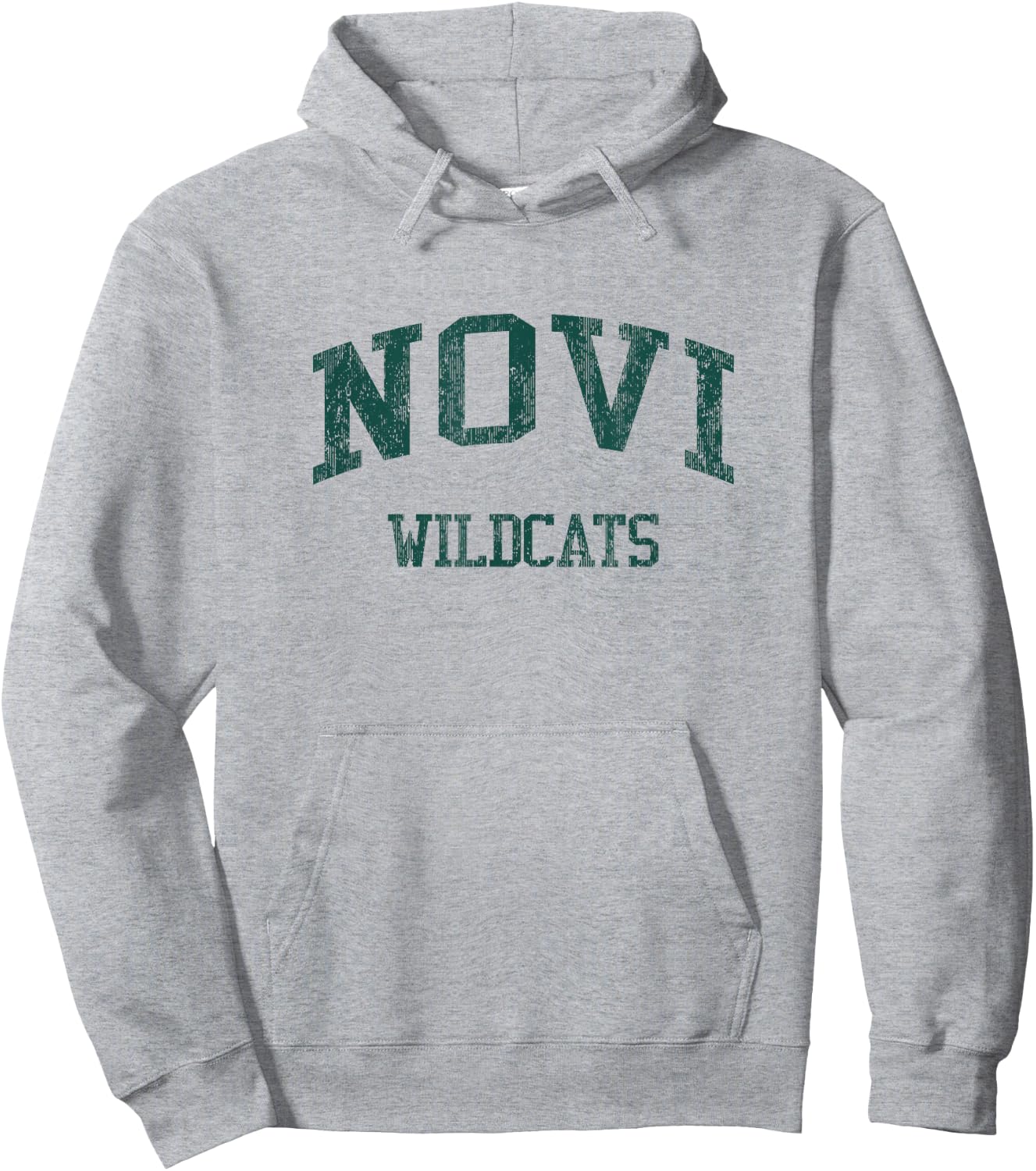 Novi High School HS Novi MI Vintage Sports Hoodie - Hoodie | Ash