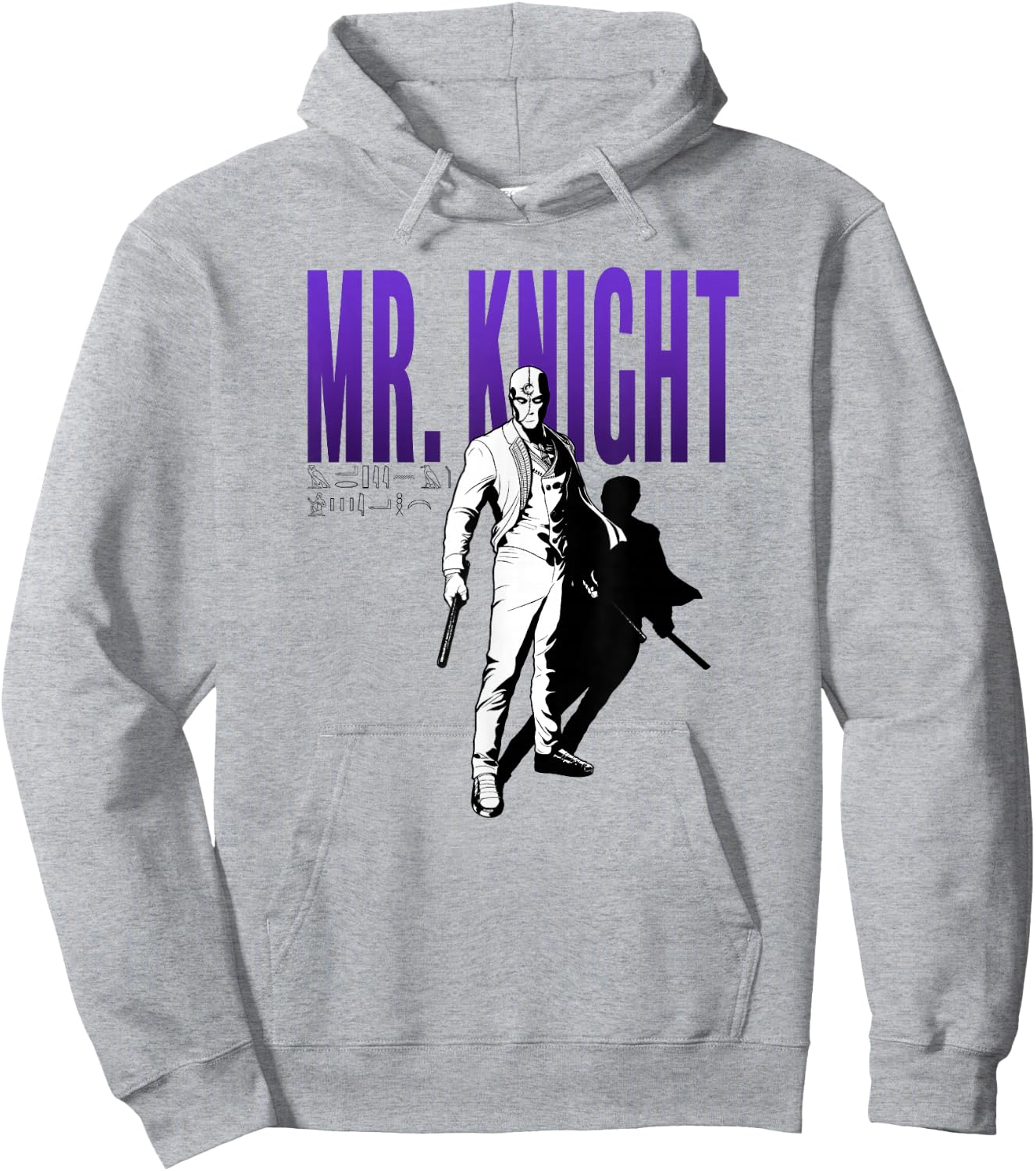 Marvel Moon Knight Mr. Knight Shadow Hoodie - Hoodie | Ash