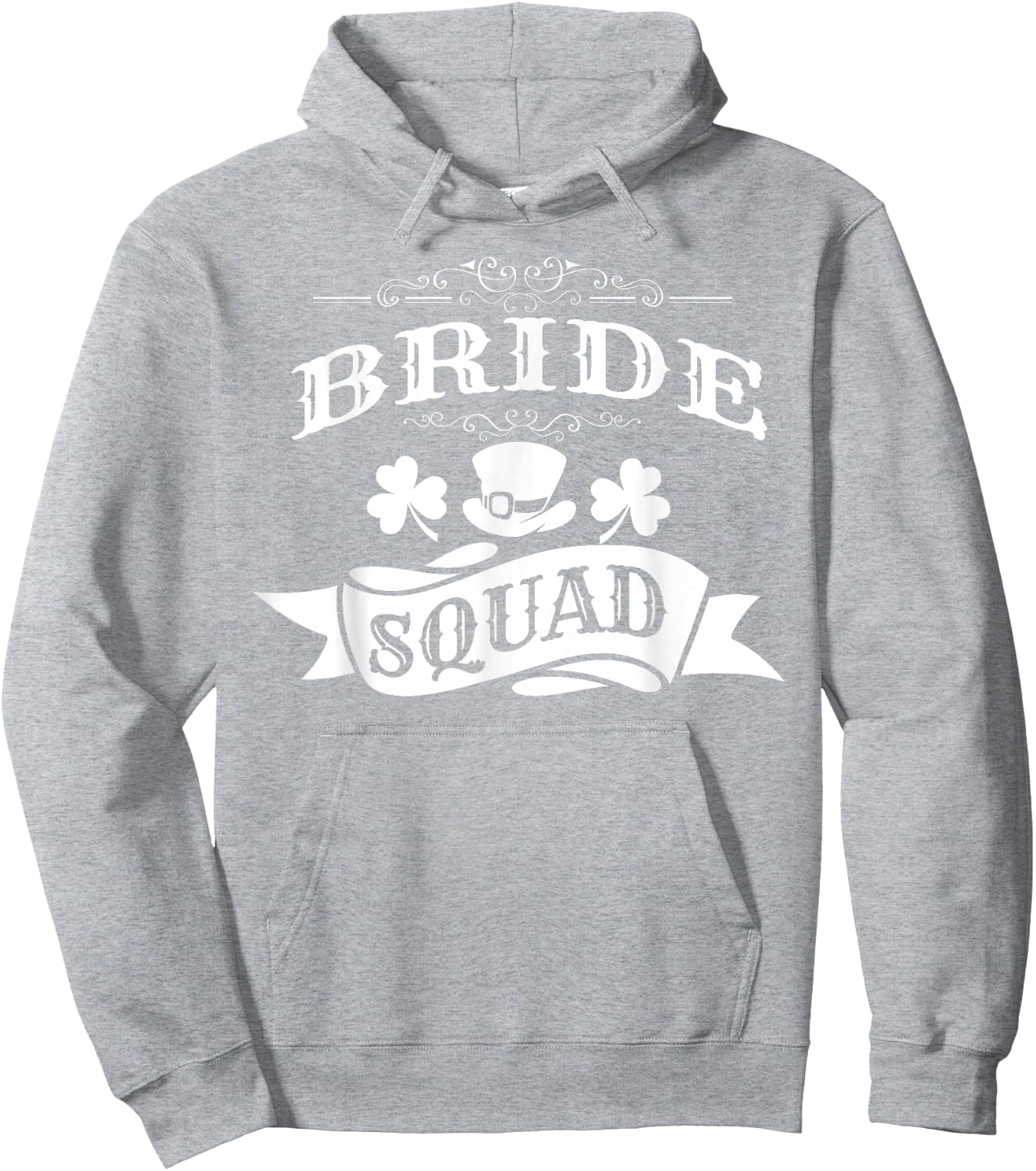 Bride Squad St Patrick's Day Bachelorette Party Hoodie - Hoodie | Ash