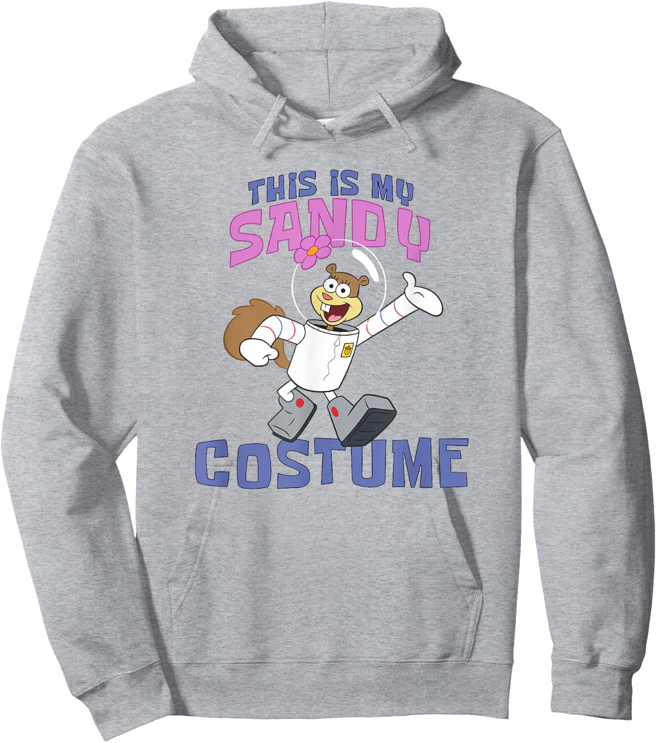 Spongebob Squarepants Halloween This is My Sandy Costume Hoodie - Hoodie | Ash