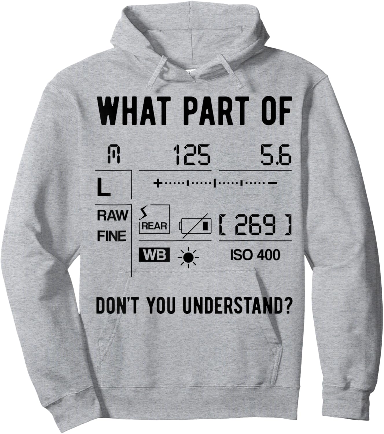 Funny Photographer Camera Setup Lens Photographer Photo Hoodie - Hoodie | Ash