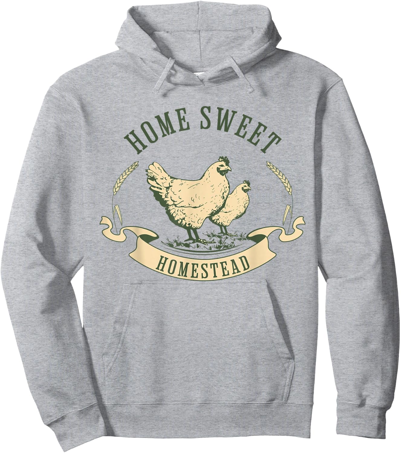 Homesteader farmer shirt, HOME SWEET HOMESTEAD Hoodie - Hoodie | Ash