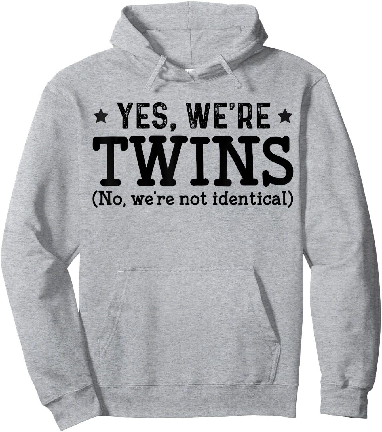 Twins Partner Twin Siblings Yes We are Twins Hoodie - Hoodie | Ash