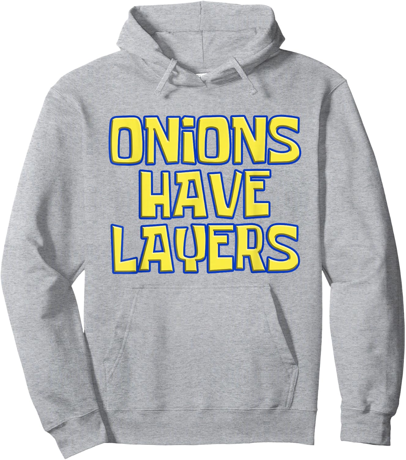 Onions Have Layers Ogre Meme Enthusiast Funny Hoodie - Hoodie | Ash