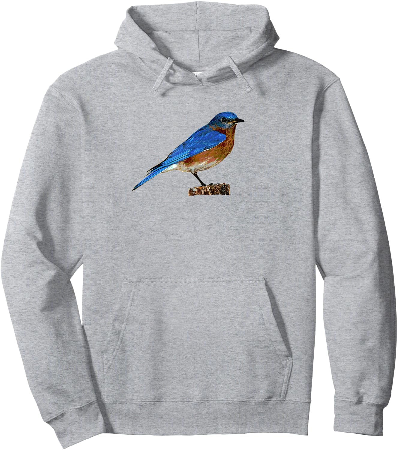 Eastern Bluebird Shirt, Birder Shirt, Ornithologist Hoodie - Hoodie | Ash