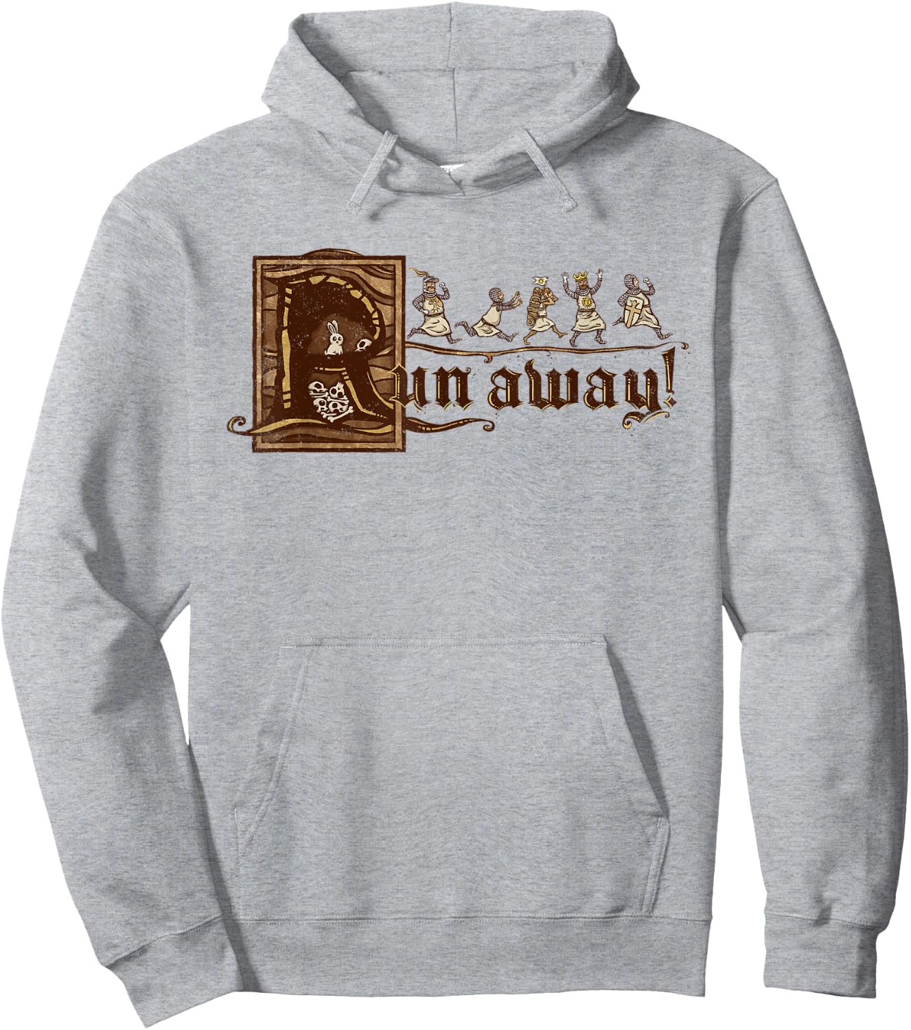 Run Away! Hoodie - Hoodie | Ash