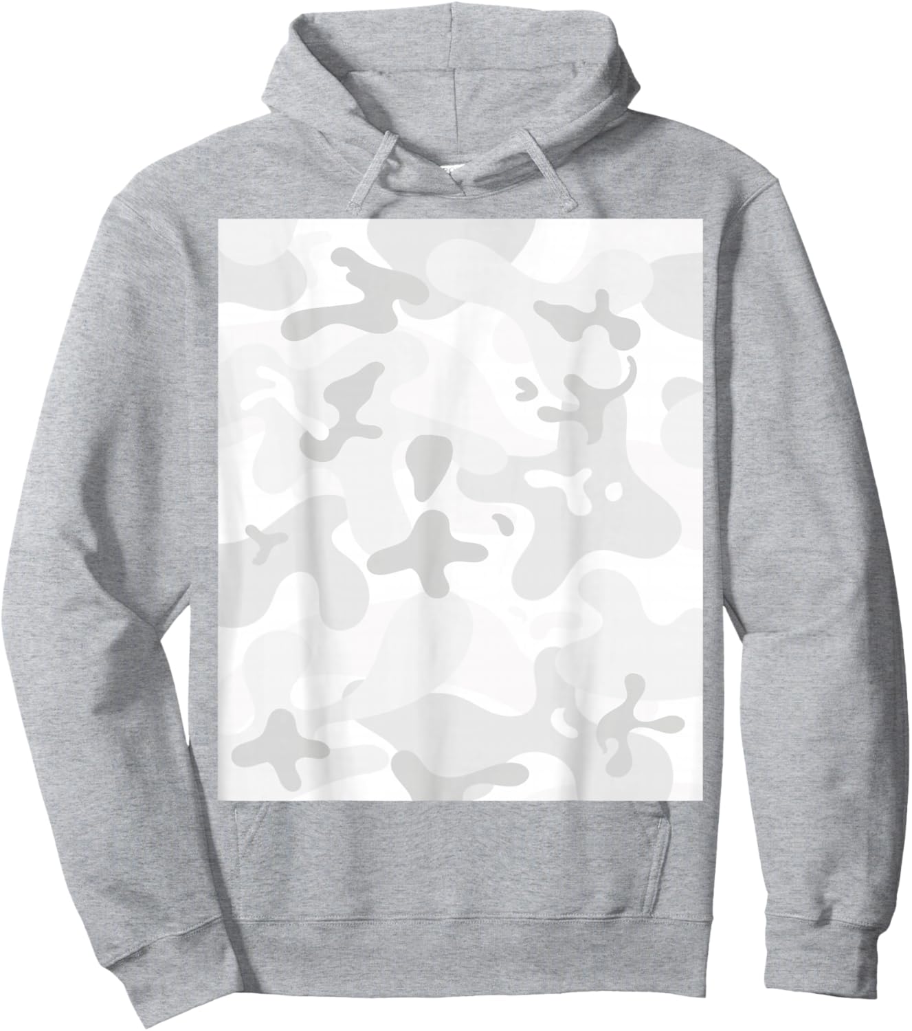 Snow Storm White Camouflage Army Military Camouflage Hunter Hoodie - Hoodie | Ash