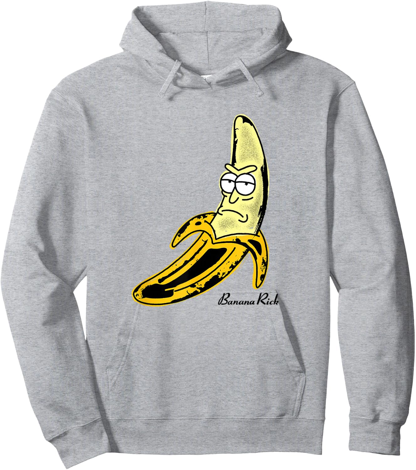 Rick and Morty Banana Rick Record Cover Hoodie - Hoodie | Ash