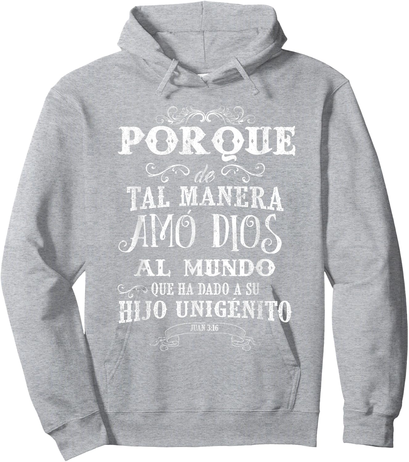 Camisetas sobre Jesus | Christian Shirts in Spanish Hoodie - Hoodie | Ash