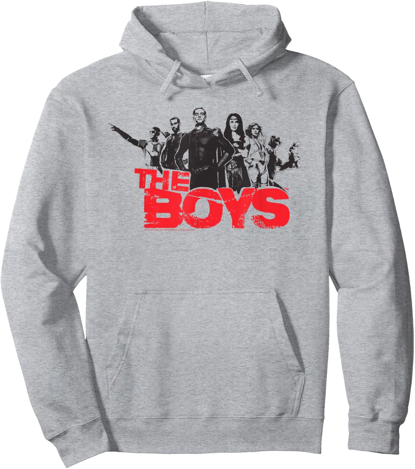 The Boys Hero Cutouts Superhero TV Show Hoodie - Hoodie | Ash