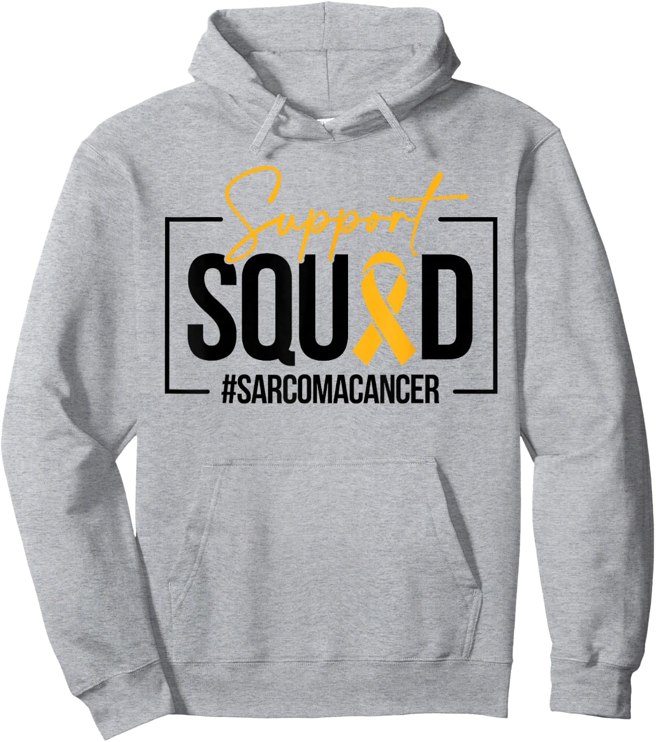 Sarcoma Cancer Awareness Support Squad Matching Hoodie - Hoodie | Ash
