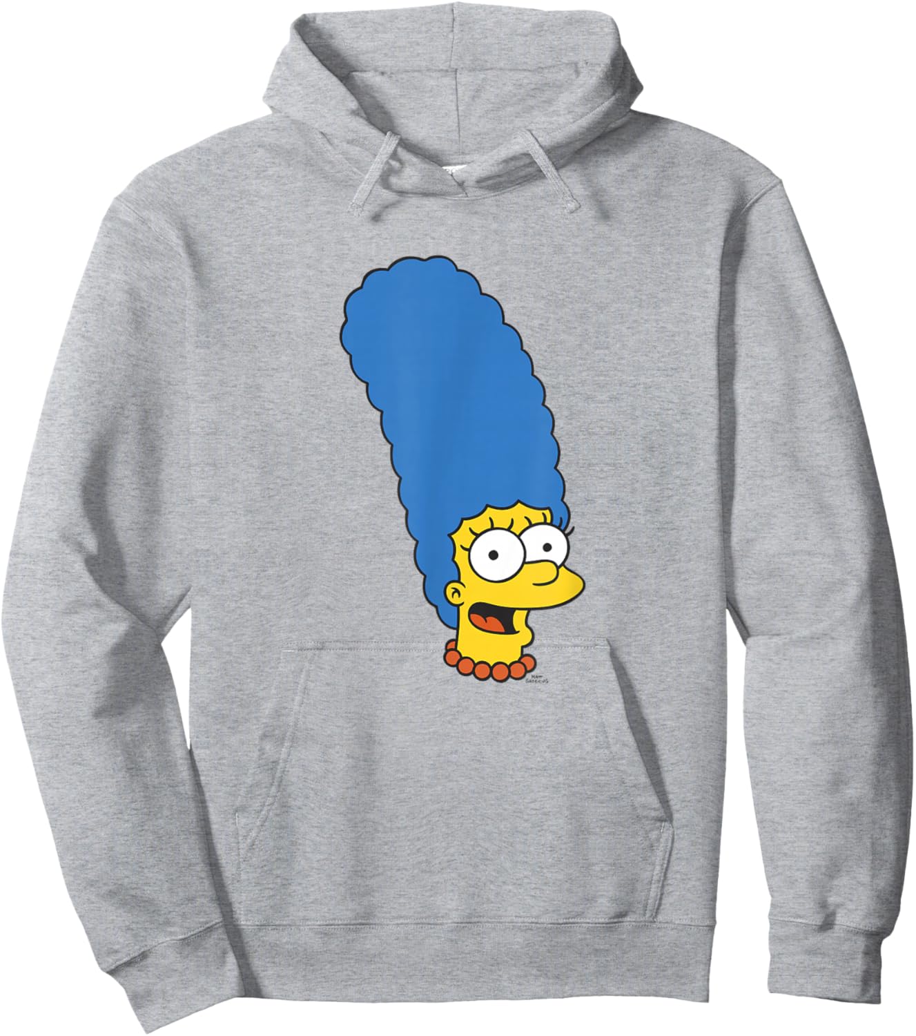 The Simpsons Marge Simpson Big Face Hoodie - Hoodie | Ash