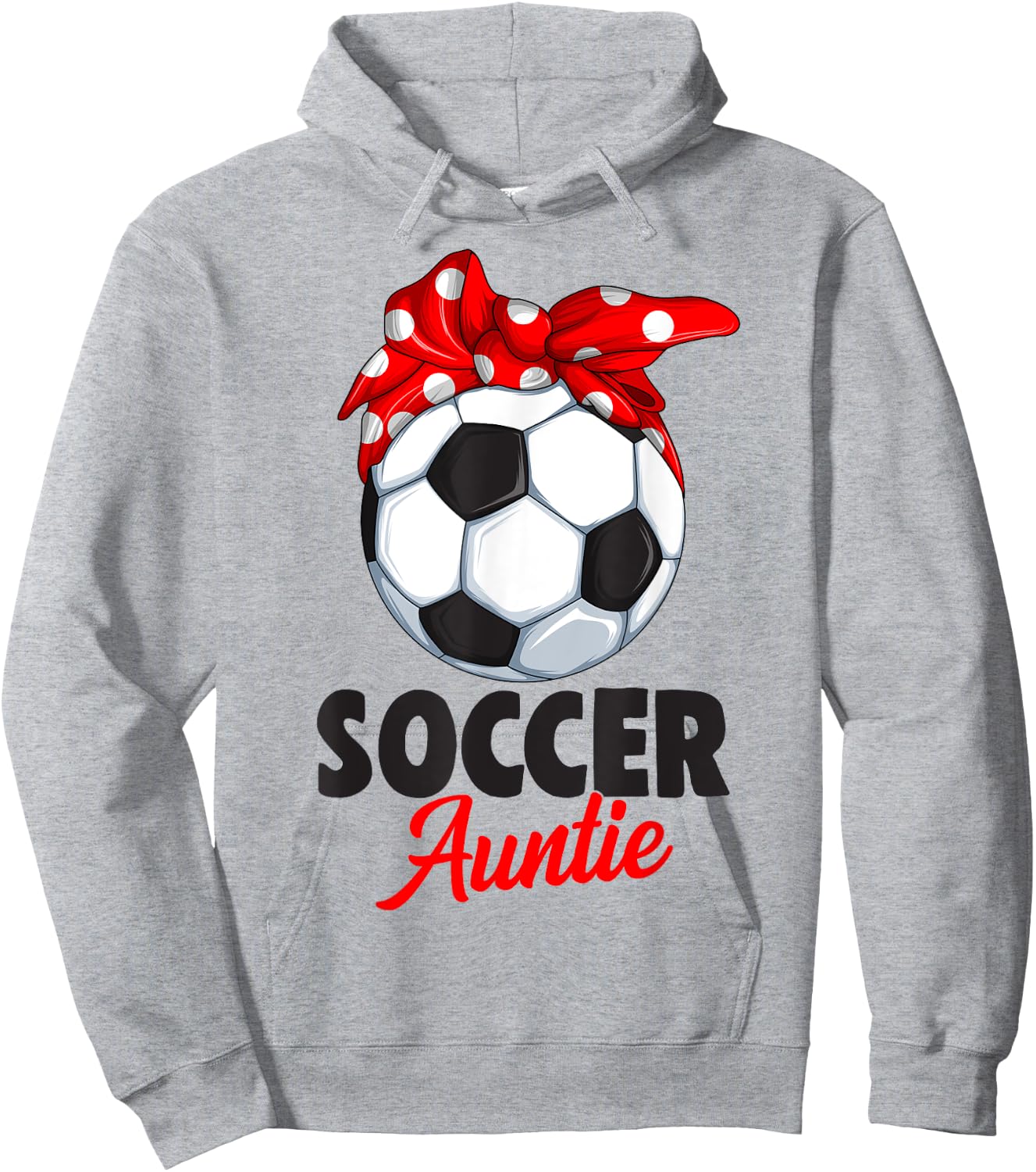 Soccer Auntie Aunt Women Hoodie - Hoodie | Ash