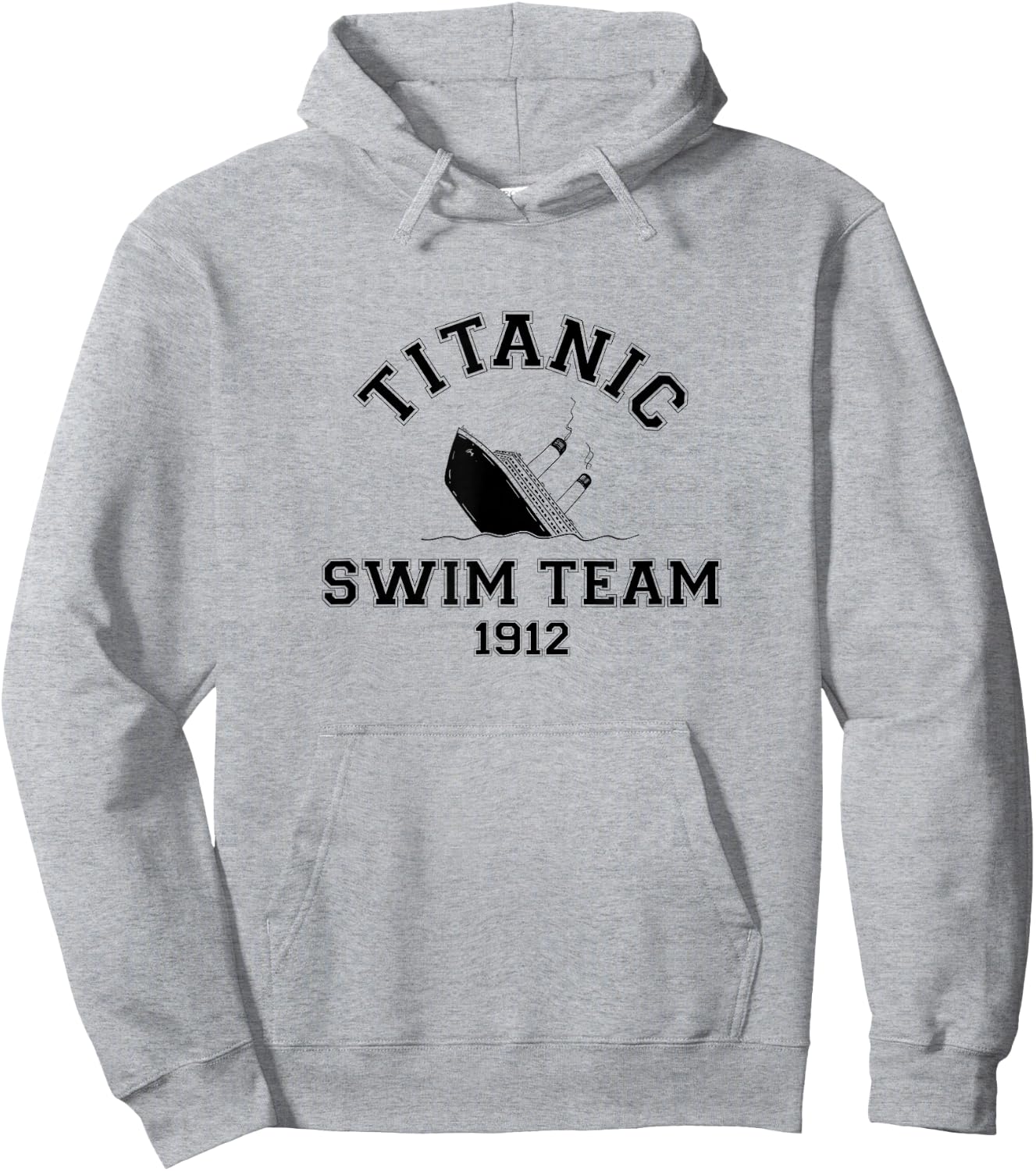 Titanic Swim Team Sports History Buff Sarcastic Funny Men's Hoodie - Hoodie | Ash