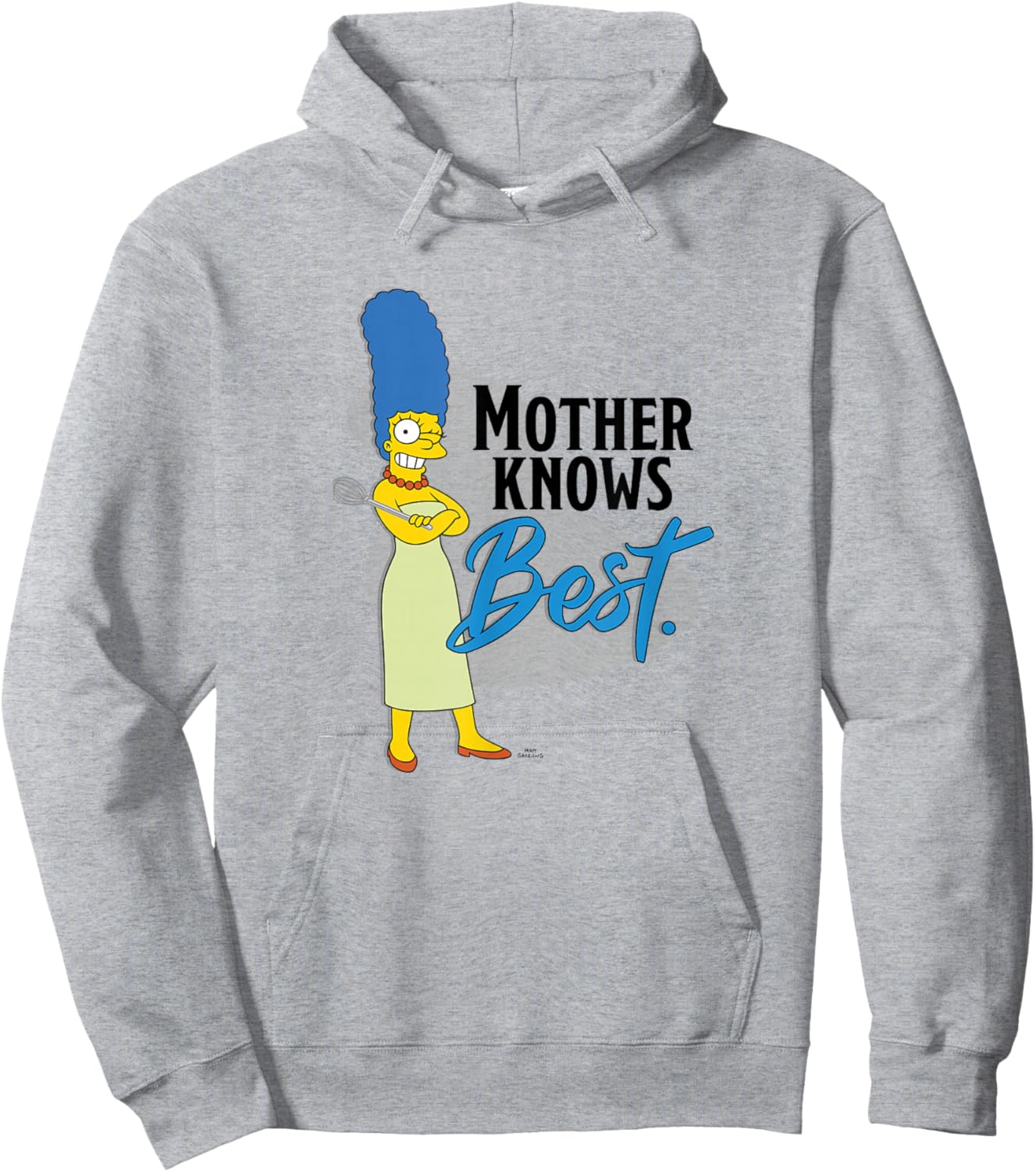 The Simpsons Marge Mother Knows Best Small Hoodie - Hoodie | Ash