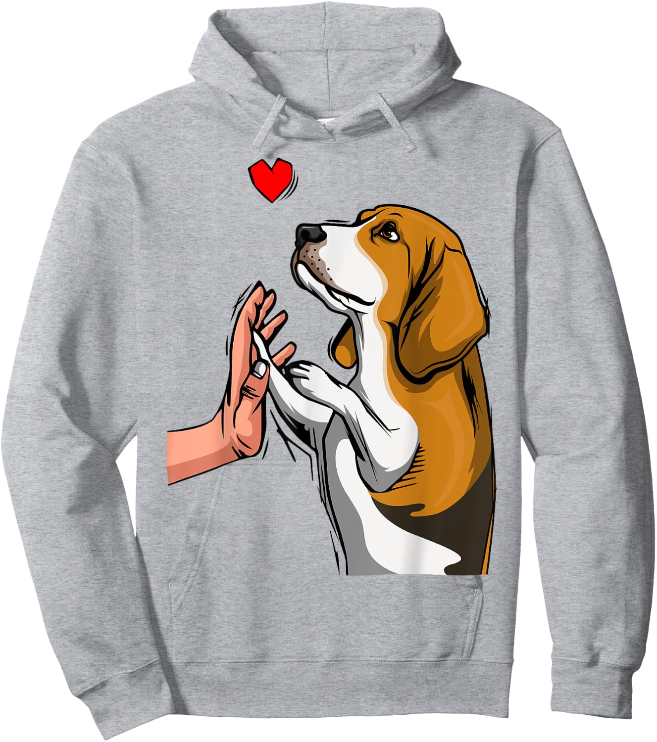 Beagle Love Dog Women Girls Hoodie - Hoodie | Ash