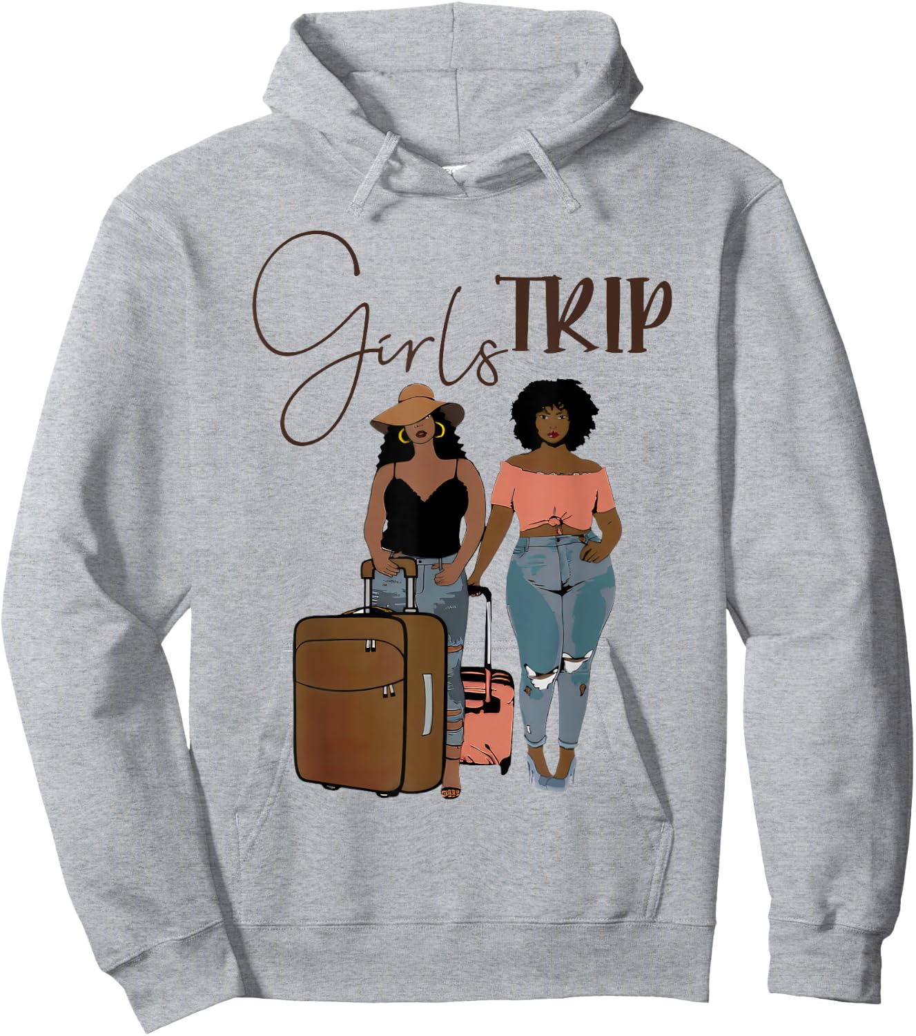 Girls Trip Black Girl Afro Novetly Hoodie - Hoodie | Ash