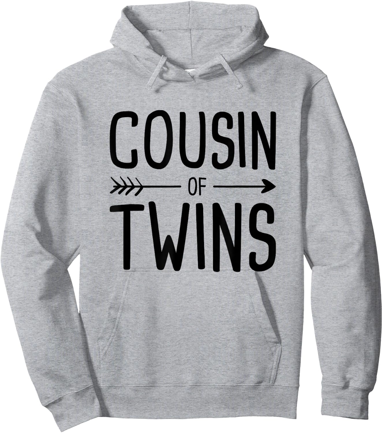 Cousin of Twins Hoodie - Hoodie | Ash