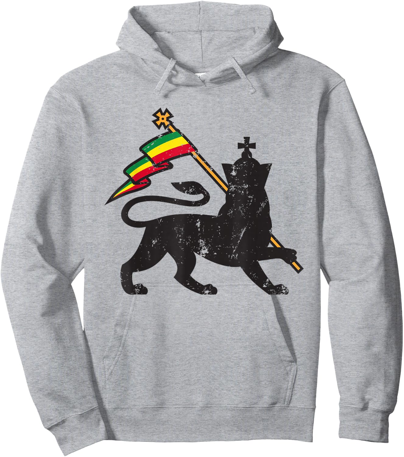 One Love Jamaican Rasta Reggae Men Hoodie - Hoodie | Ash