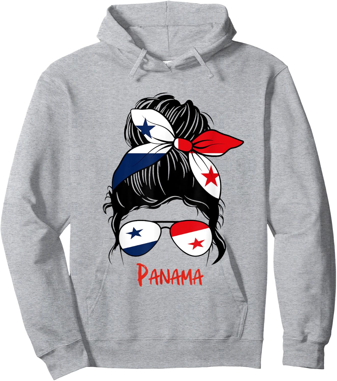 Panamanian Girl Panama Chica Panameña flag Hoodie - Hoodie | Ash