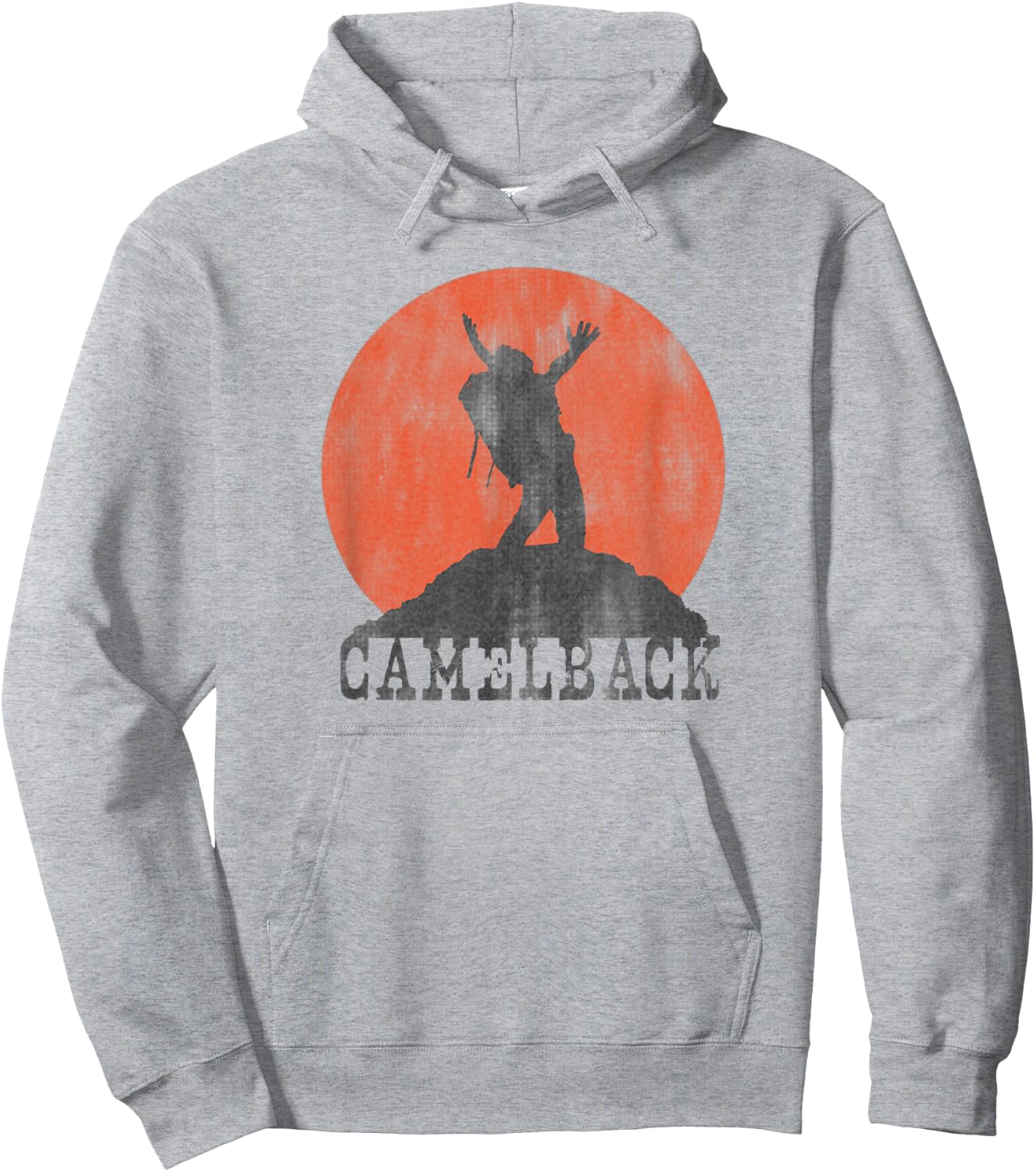 CAMELBACK MOUNTAIN Classic Distressed Hiker Hoodie - Hoodie | Ash