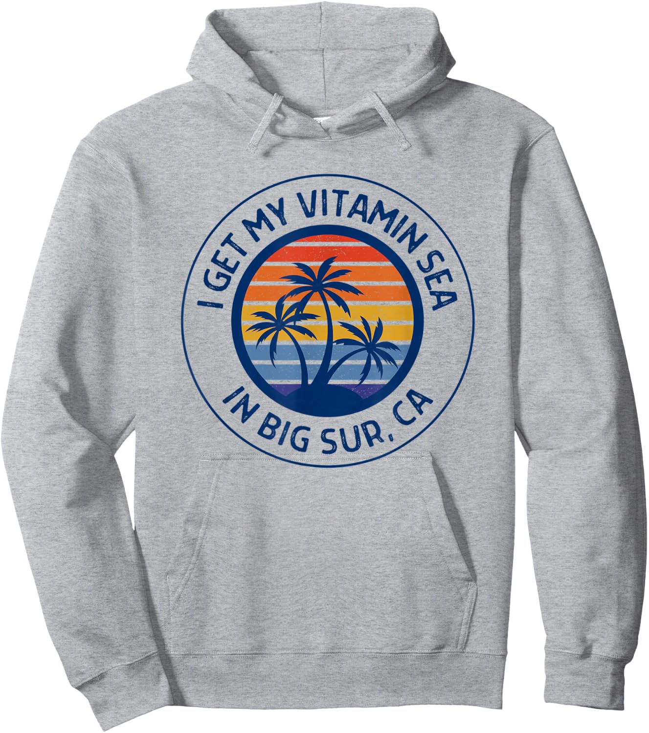 Big Sur CA Fun Big Sur Beach Vacation Big Sur California Women Kids Hoodie - Hoodie | Ash
