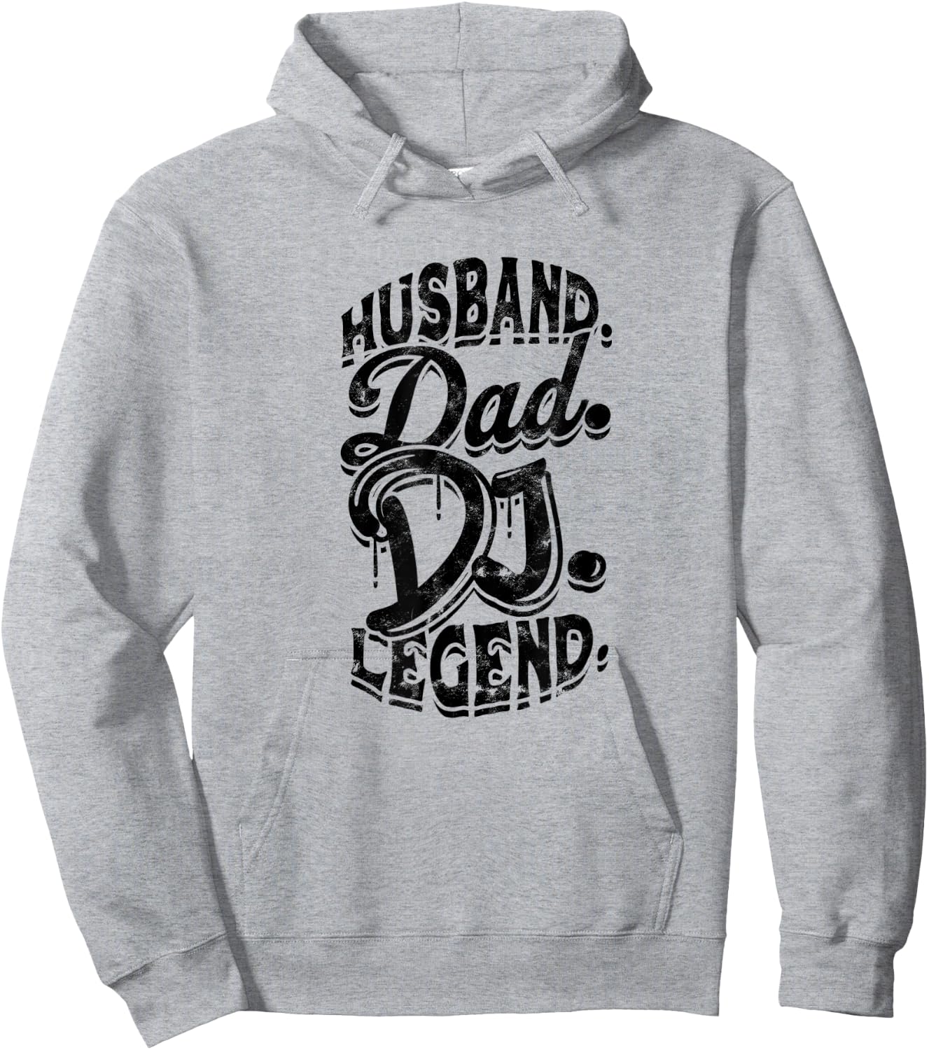 Husband. Dad. Dj. Legend. - Original Mythology Veteran Hoodie - Hoodie | Ash