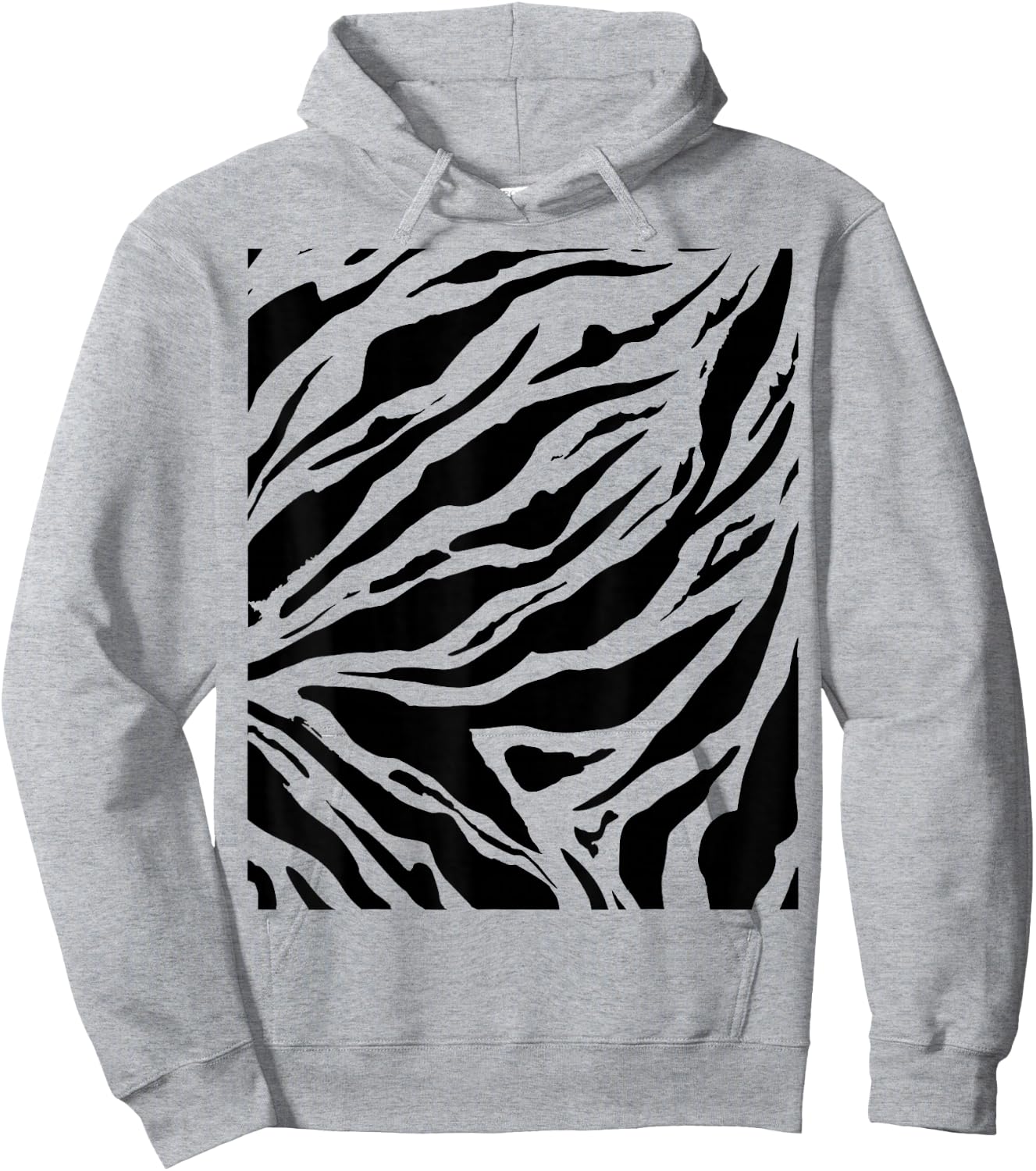 Tiger Print Tiger Stripes Halloween Costume Matching Group Hoodie - Hoodie | Ash
