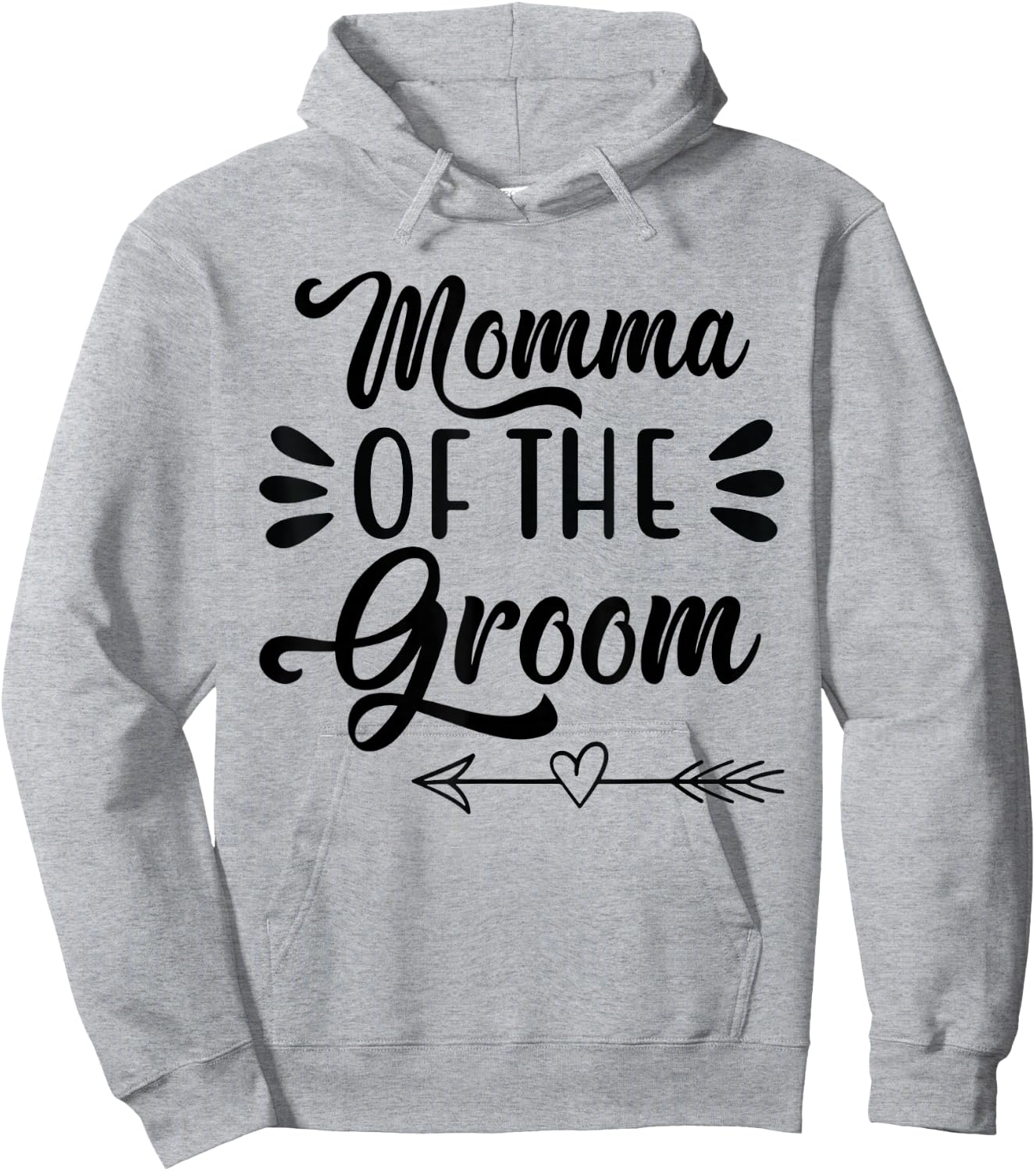 Mother Of The Groom Wedding Party Bridal Shower Proud Momma Hoodie - Hoodie | Ash