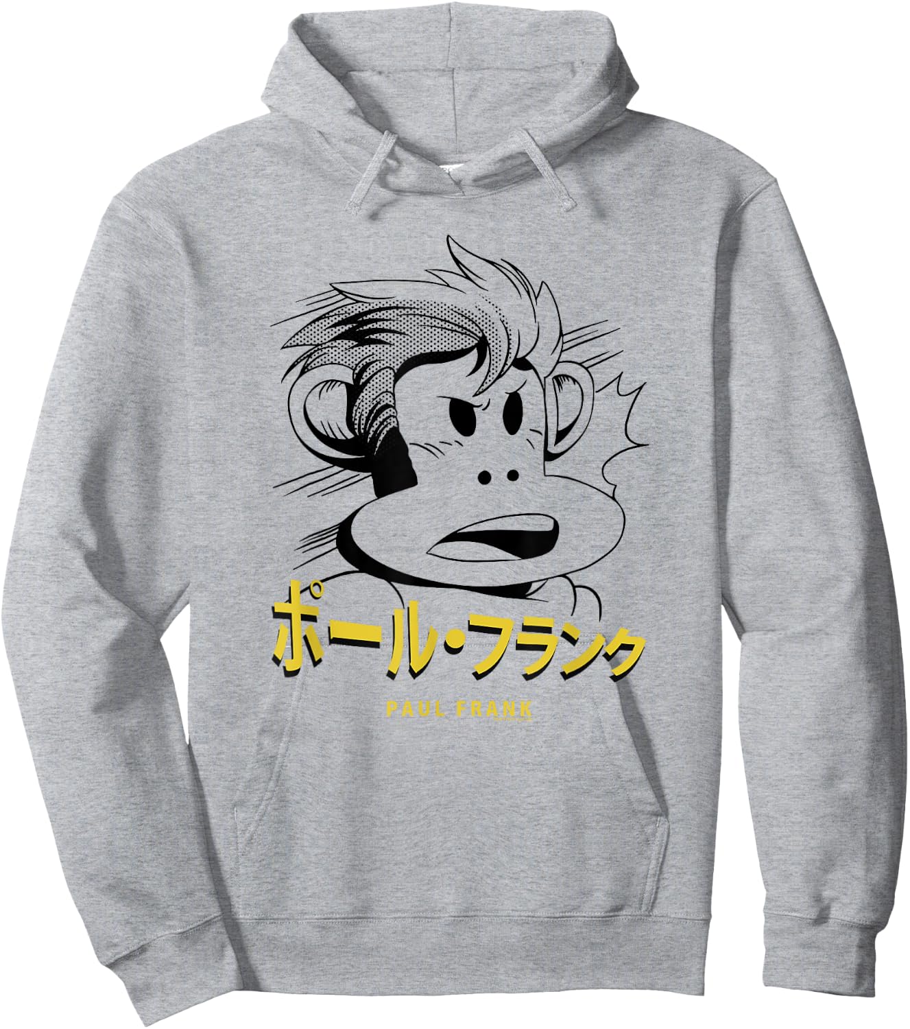 Paul Frank Julius Kanji Poster Hoodie - Hoodie | Ash