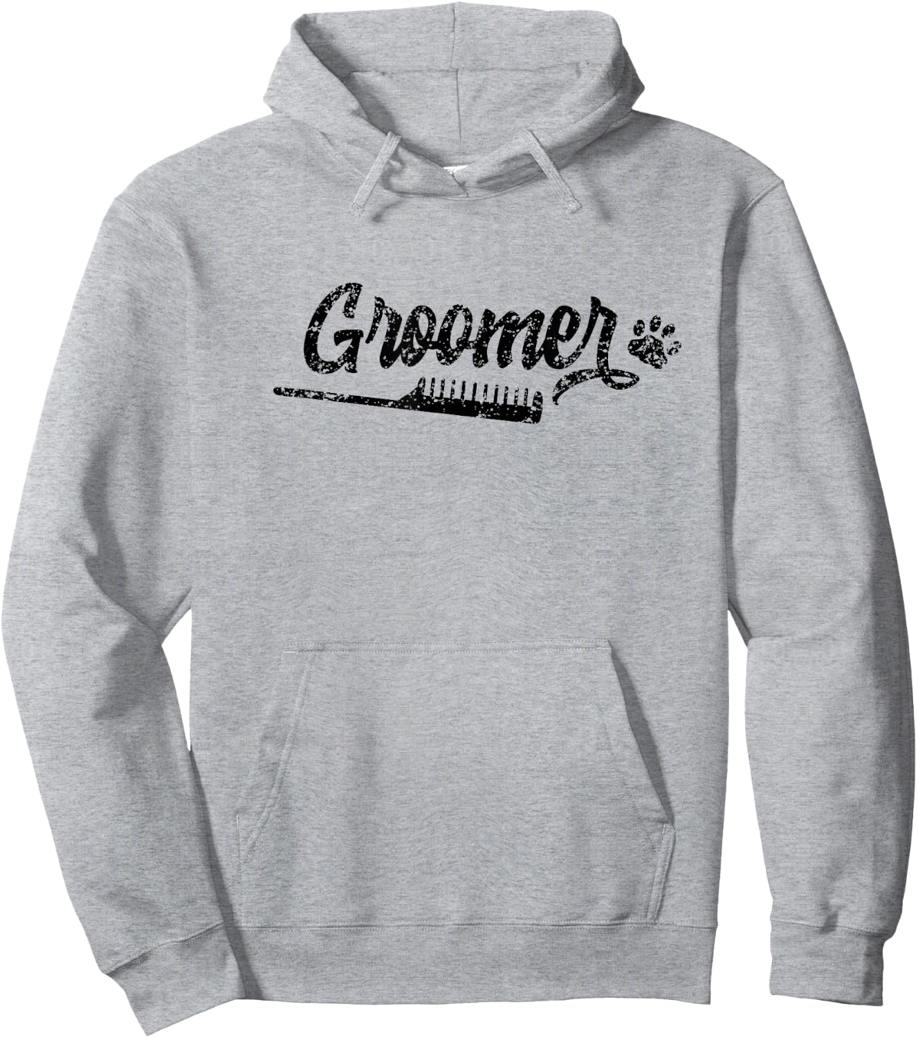 Groomer Grooming Salon Dog Animal Hoodie - Hoodie | Ash