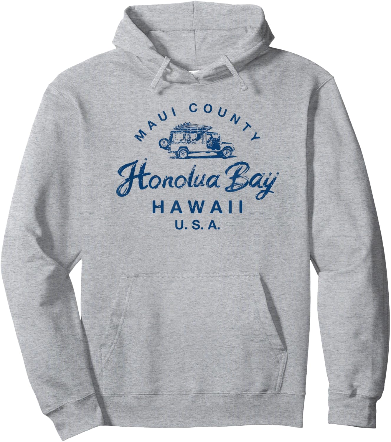 Hawaii Honolua Bay Maui Hawaiian Vintage Hoodie - Hoodie | Ash