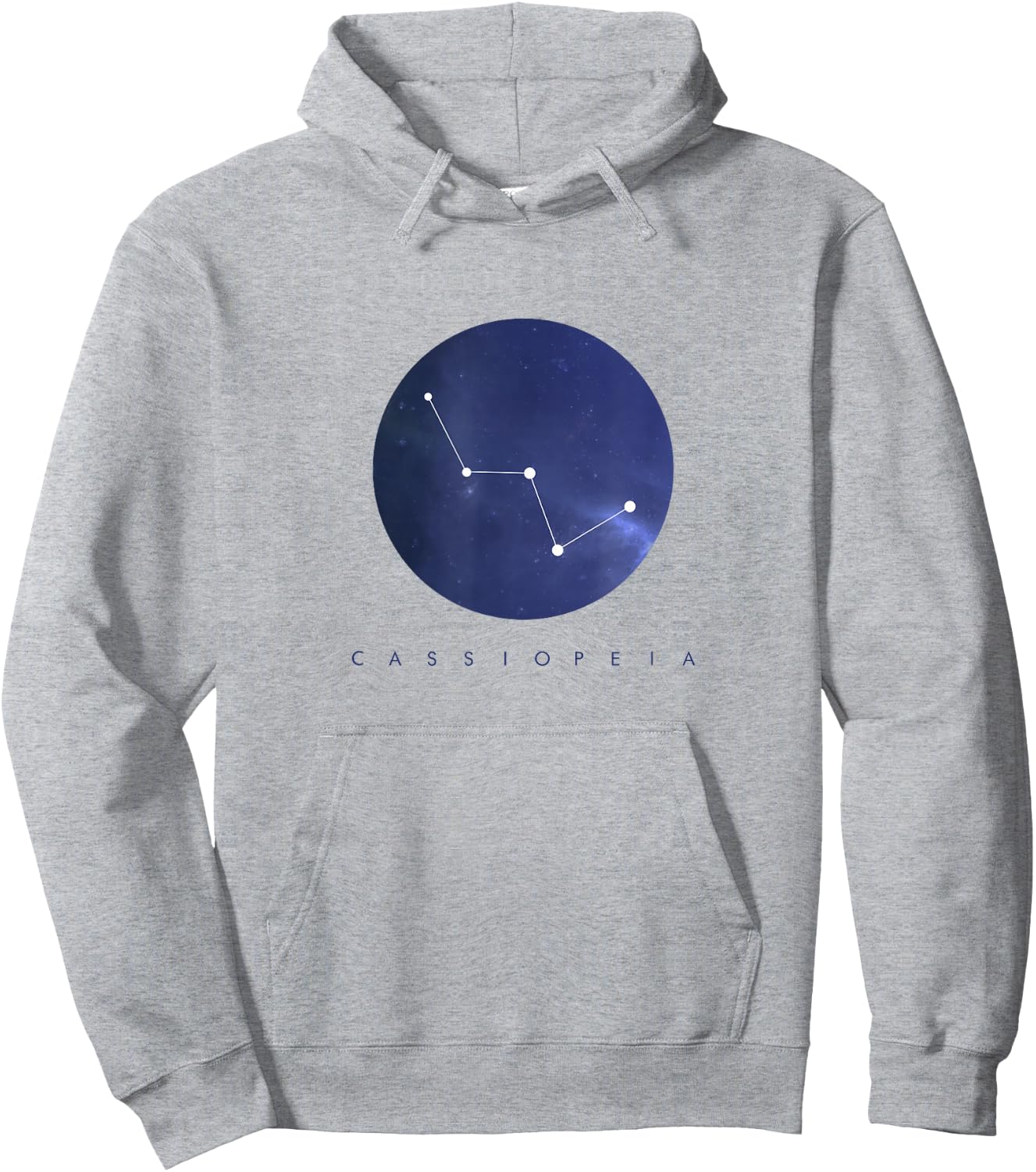Cassiopeia Constellation - Astronomy Space Hoodie - Hoodie | Ash