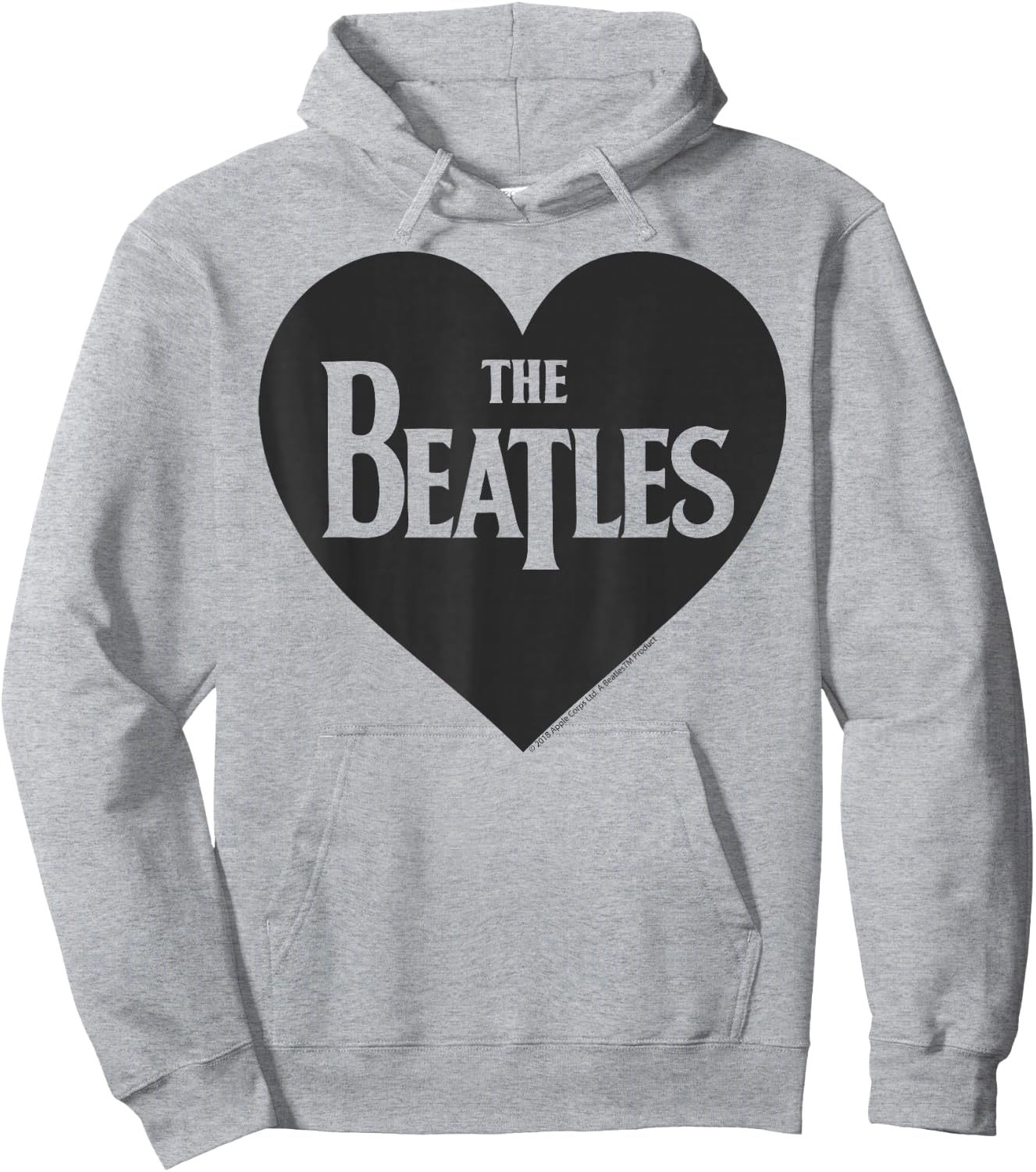The Beatles - Heart Love The Beatles Hoodie - Hoodie | Ash