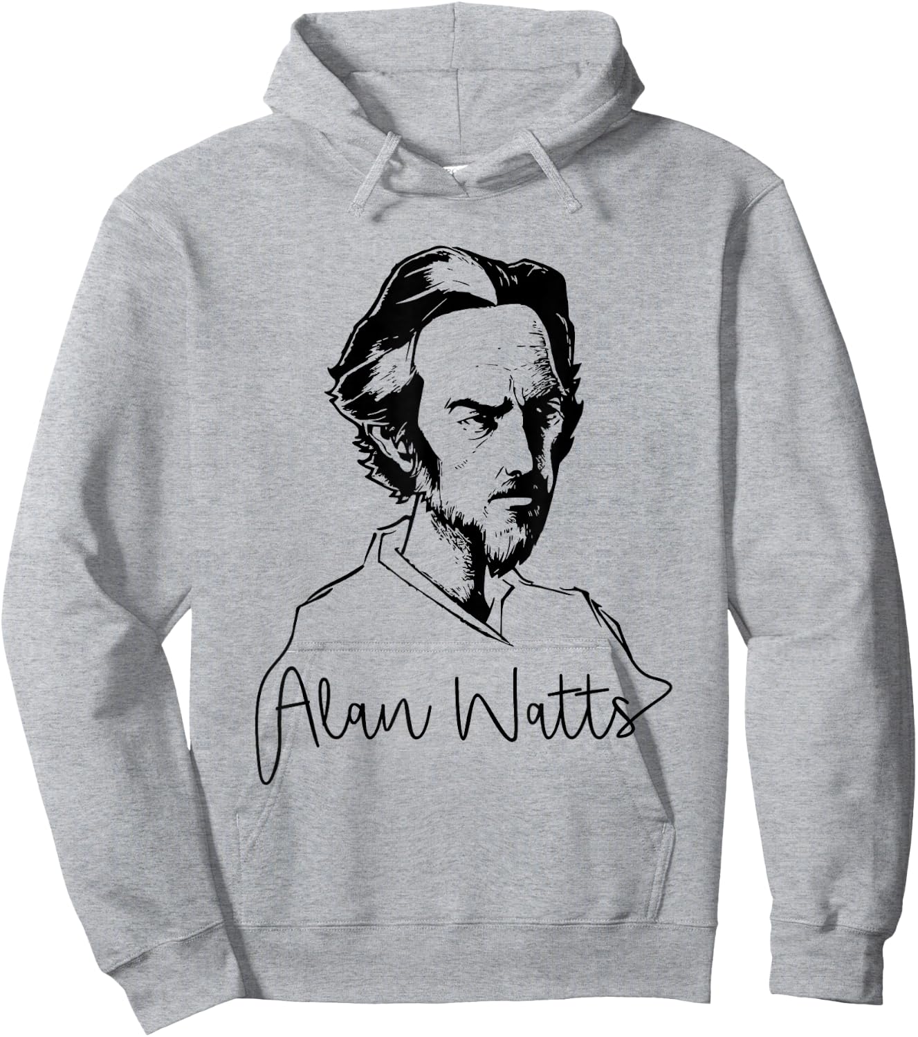 Zen Buddhist Philosopher Alan Watts Hoodie - Hoodie | Ash