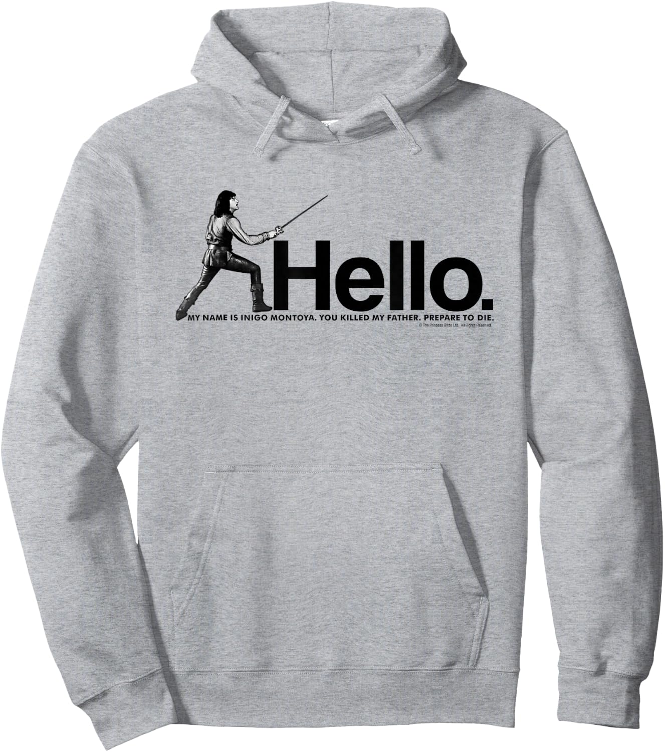 Princess Bride Inigo Montoya Hoodie - Hoodie | Ash