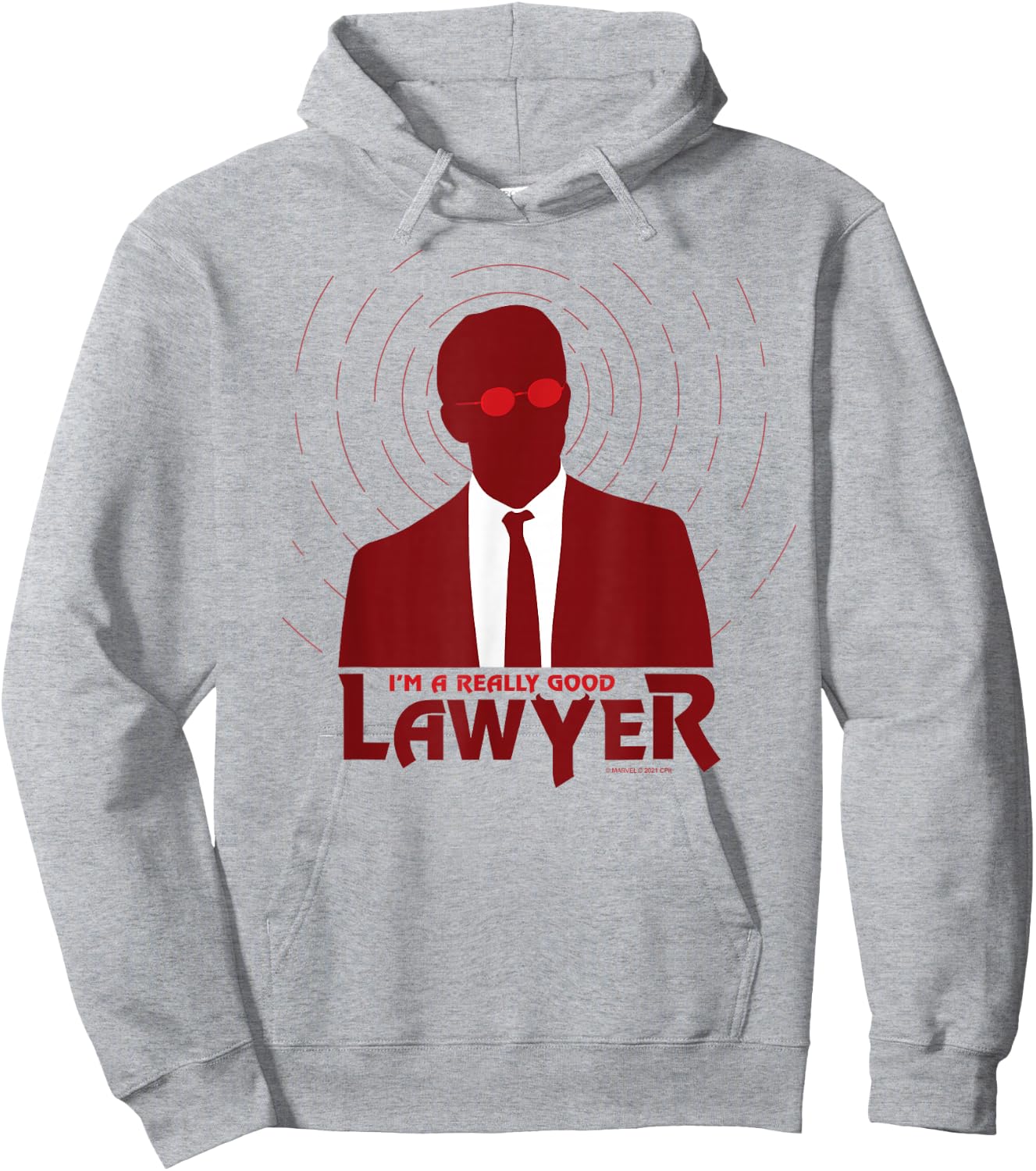 Marvel Spider-Man: No Way Home Matt Murdock Good Lawyer Small Hoodie - Hoodie | Ash