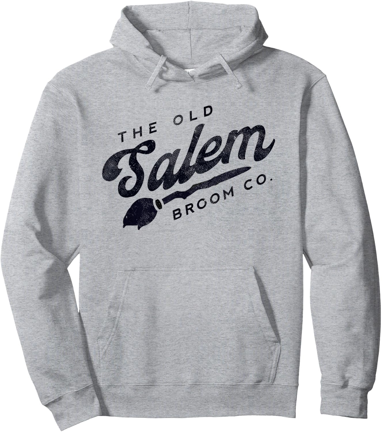 Funny Witch Olde SALEM BROOM Company Scary Witches Brew Co Hoodie - Hoodie | Ash