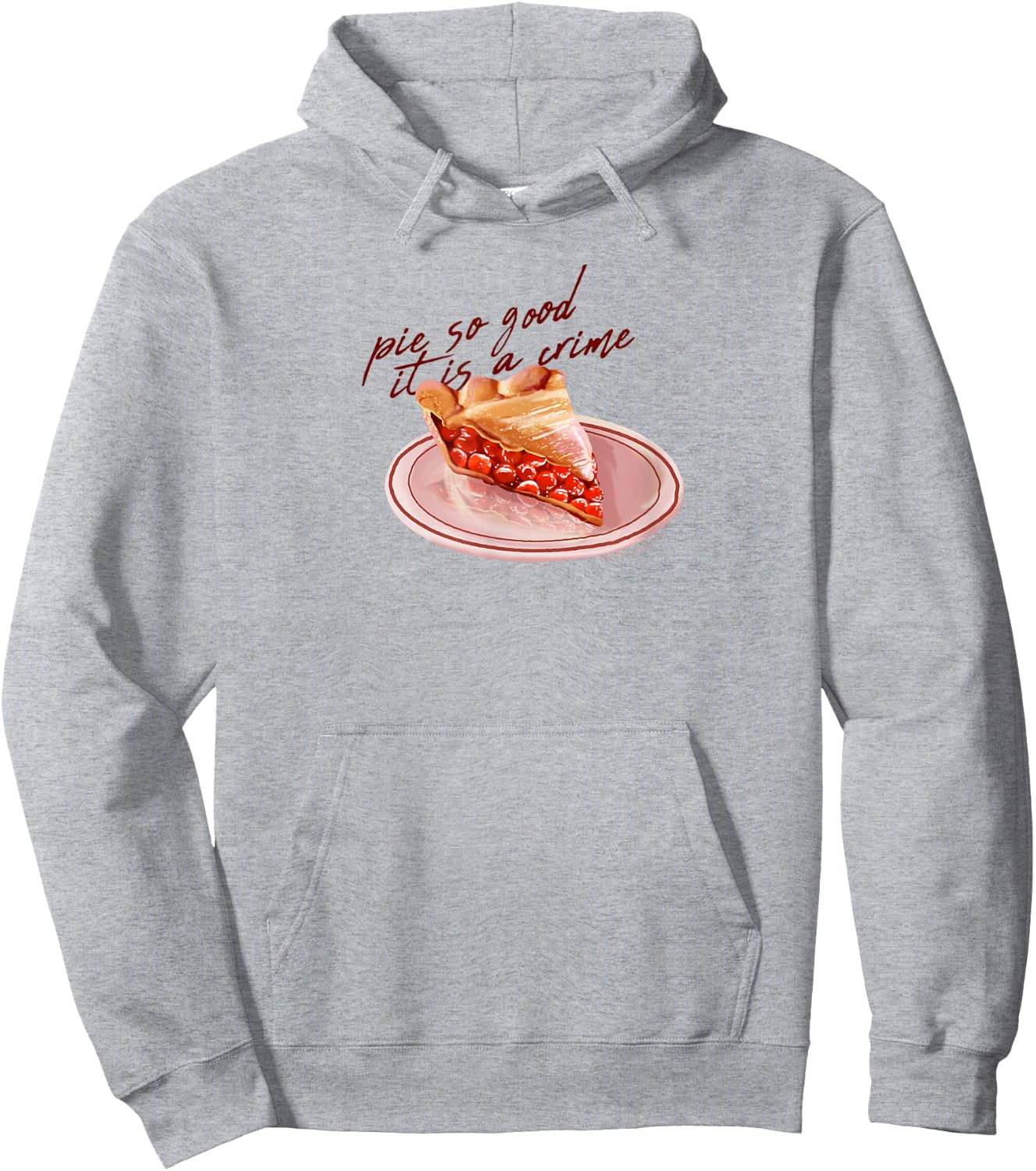 Twin Peaks Pie So Good it is a Crime Hoodie - Hoodie | Ash