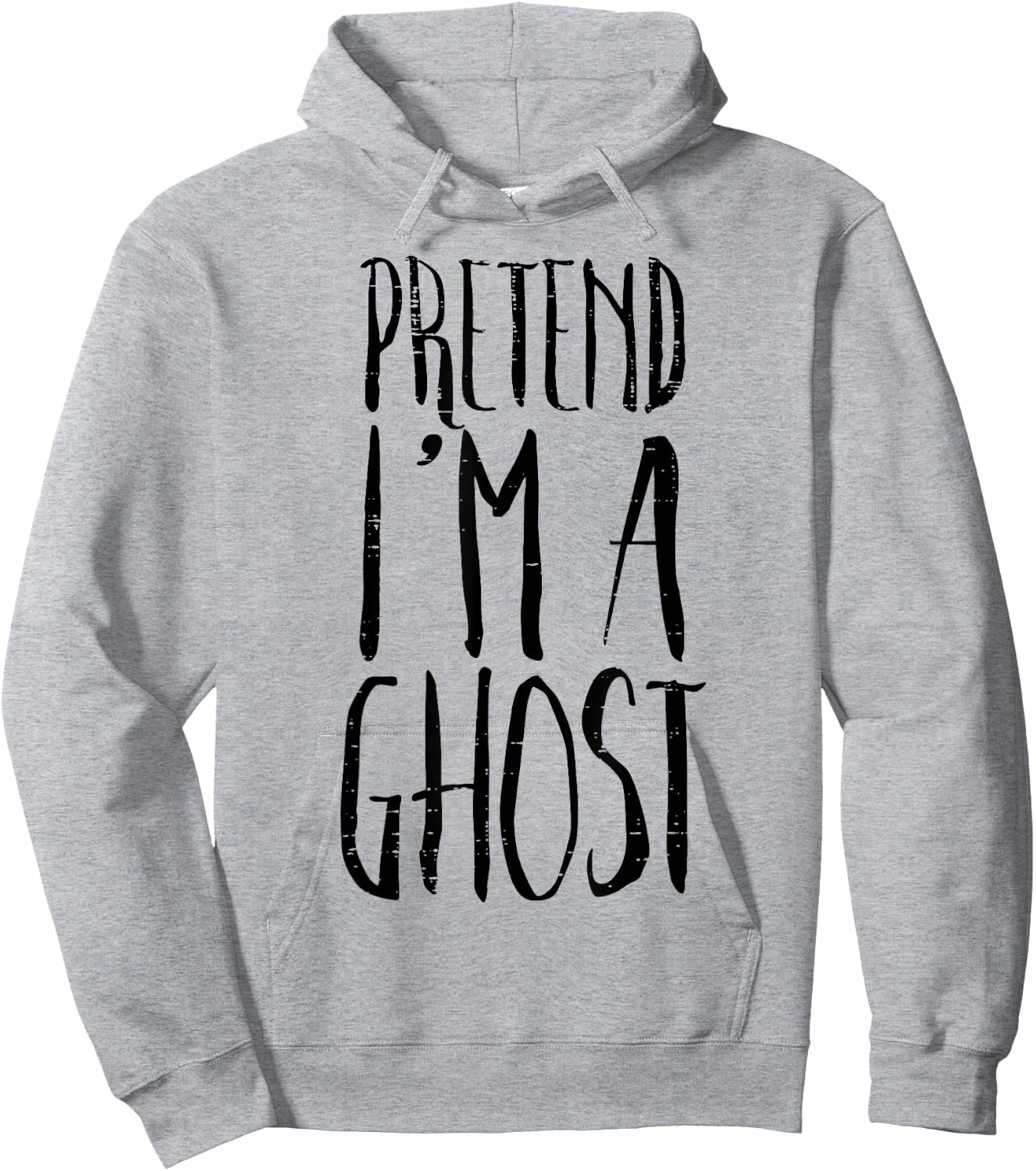 Pretend Im A Ghost Funny Halloween Costume Men Women Kids Hoodie - Hoodie | Ash