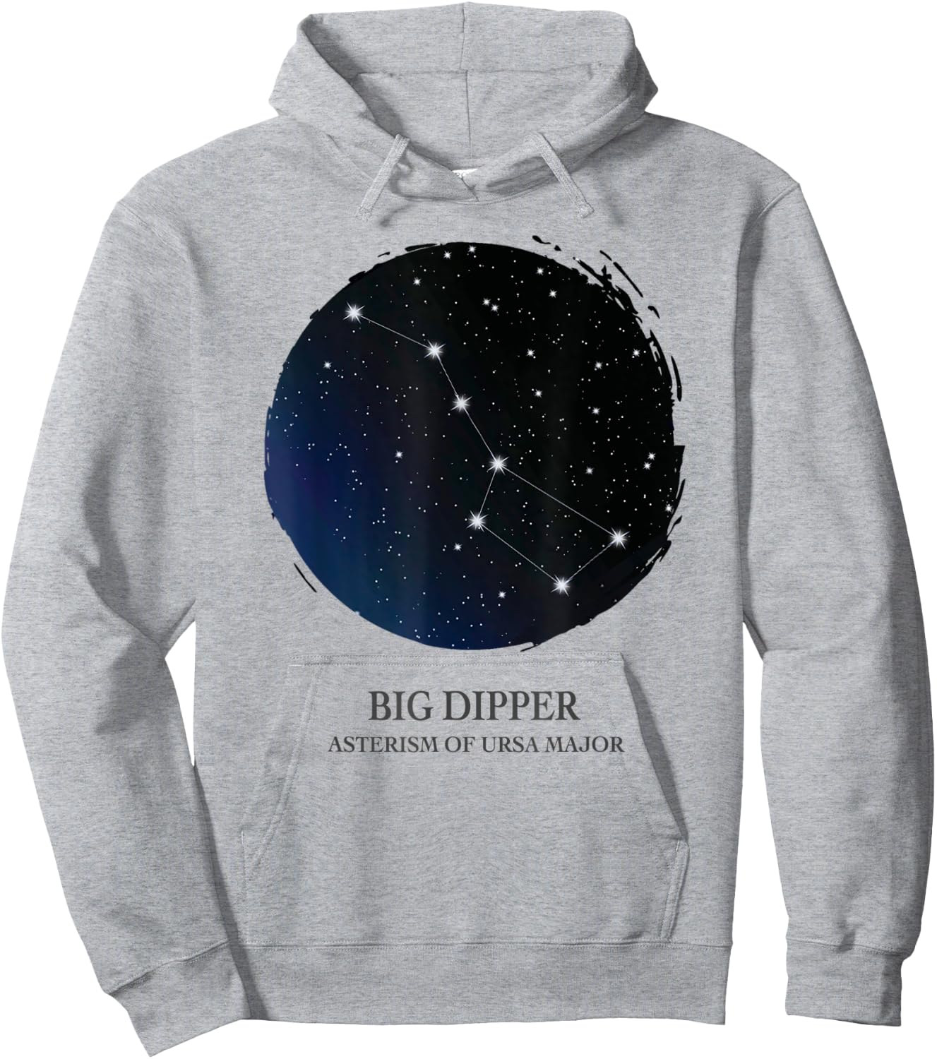 Big Dipper Constellation Ursa Major Astrology Constellation Hoodie - Hoodie | Ash